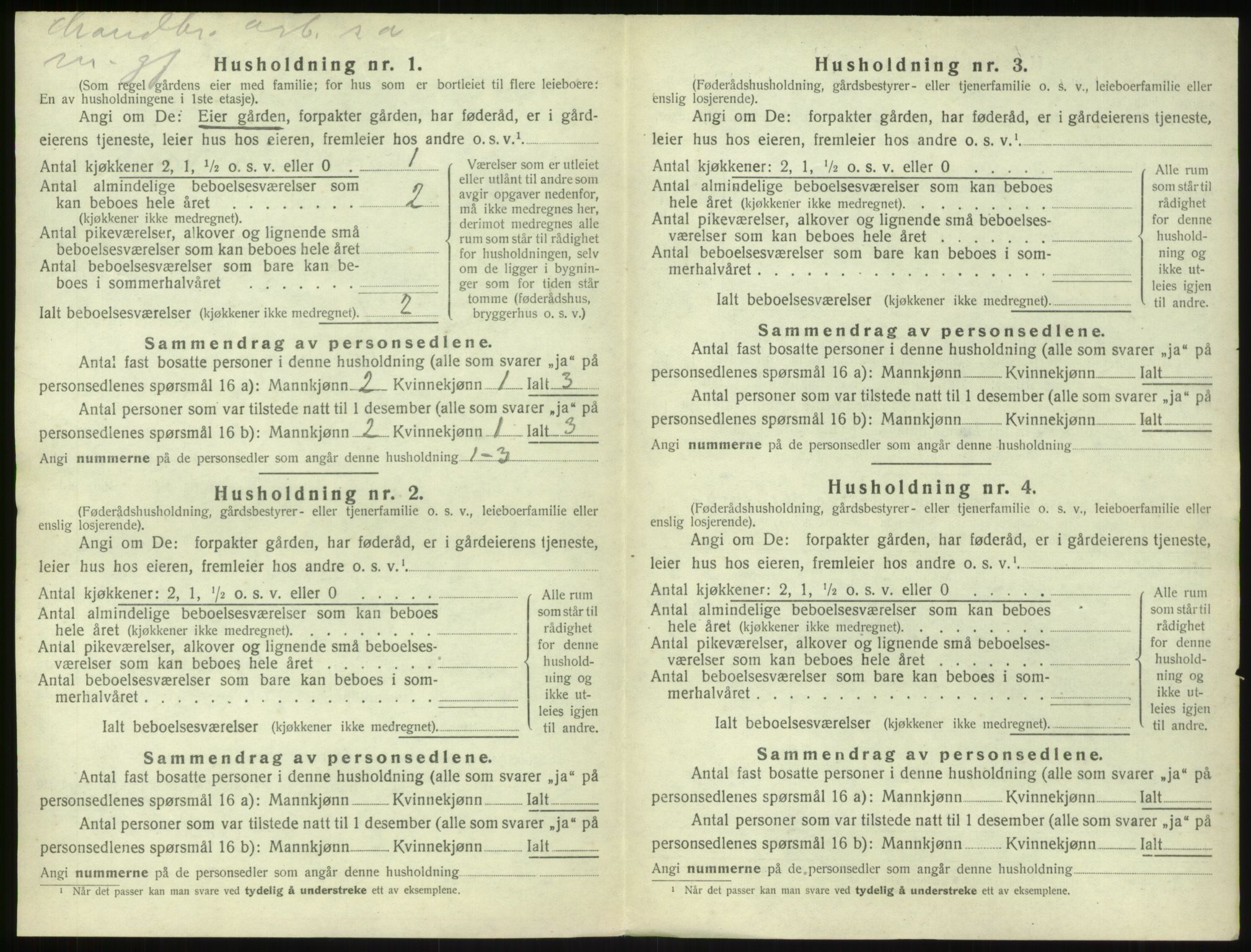 SAB, 1920 census for Sogndal, 1920, p. 669