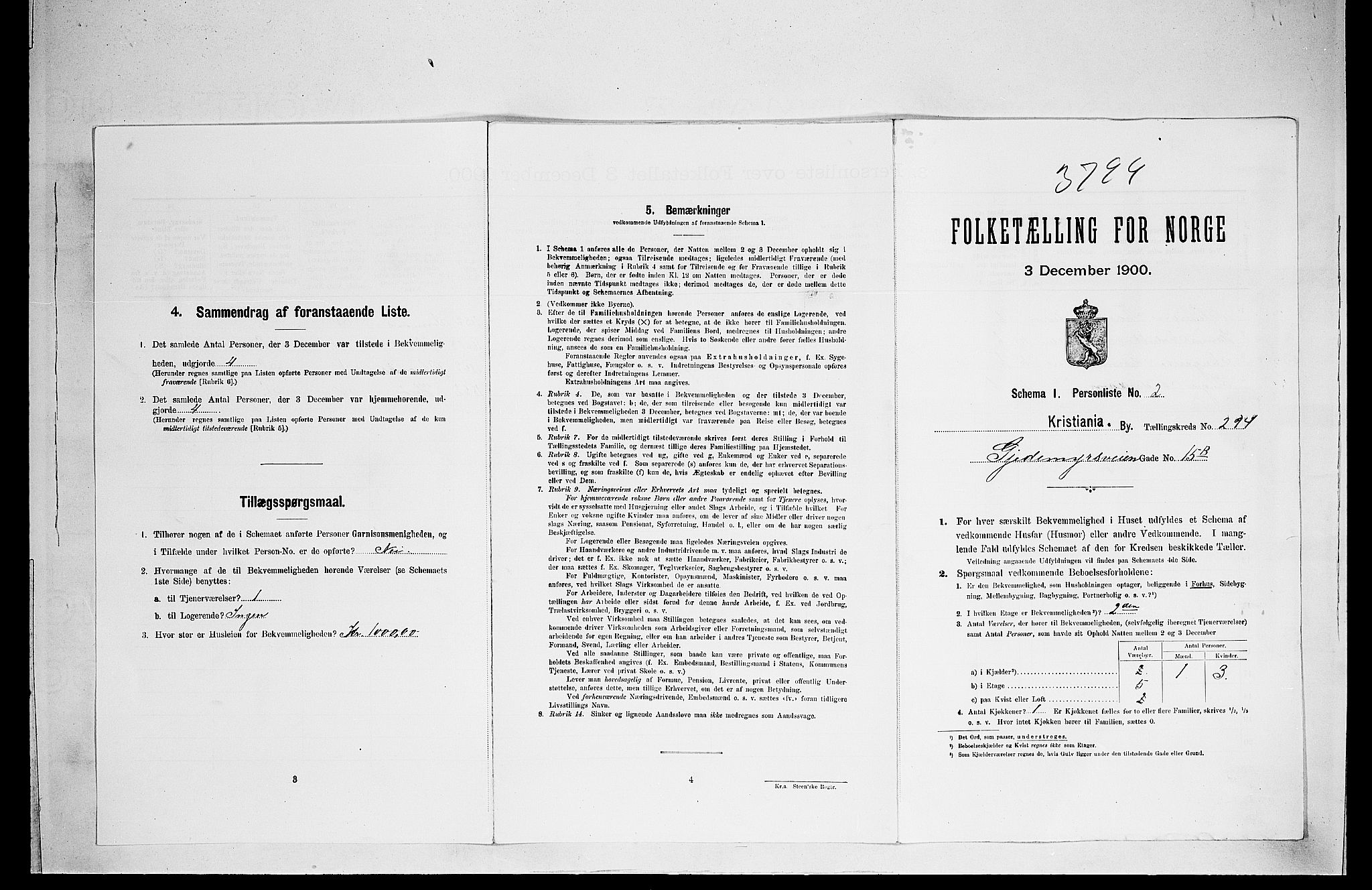 SAO, 1900 census for Kristiania, 1900, p. 27059