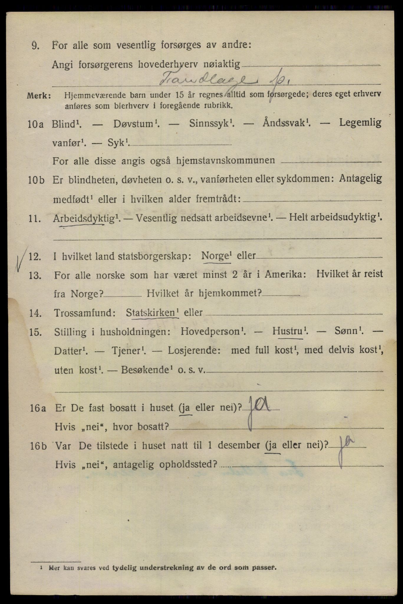 SAO, 1920 census for Kristiania, 1920, p. 207408