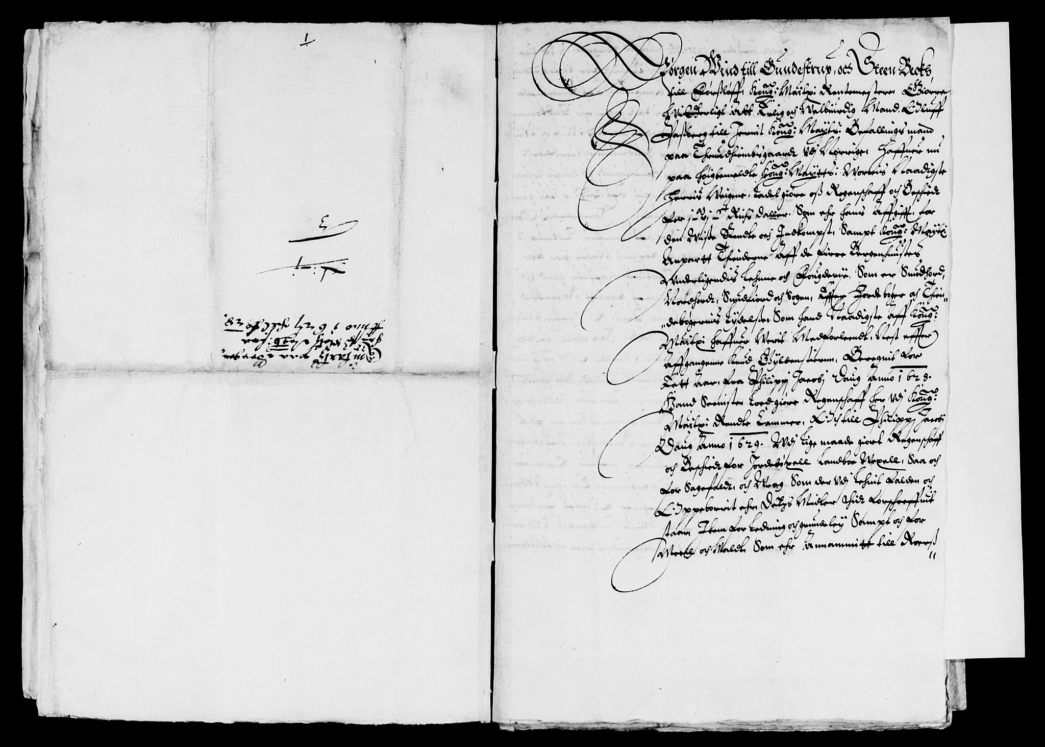 Rentekammeret inntil 1814, Reviderte regnskaper, Lensregnskaper, AV/RA-EA-5023/R/Rb/Rbt/L0051: Bergenhus len, 1627-1630