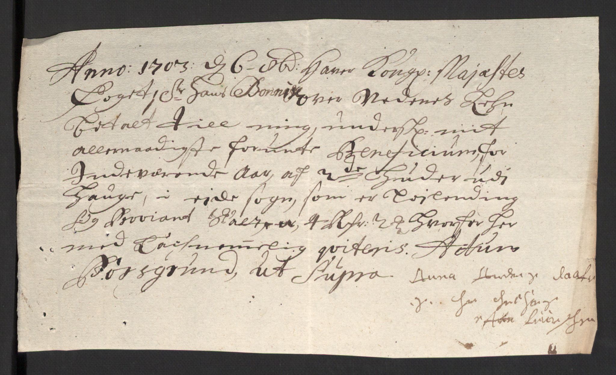 Rentekammeret inntil 1814, Reviderte regnskaper, Fogderegnskap, AV/RA-EA-4092/R39/L2316: Fogderegnskap Nedenes, 1702-1703, p. 218