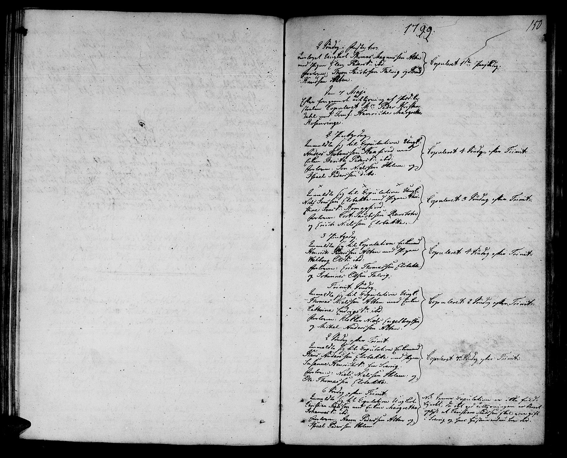 Talvik sokneprestkontor, SATØ/S-1337/H/Ha/L0006kirke: Parish register (official) no. 6, 1799-1812, p. 150