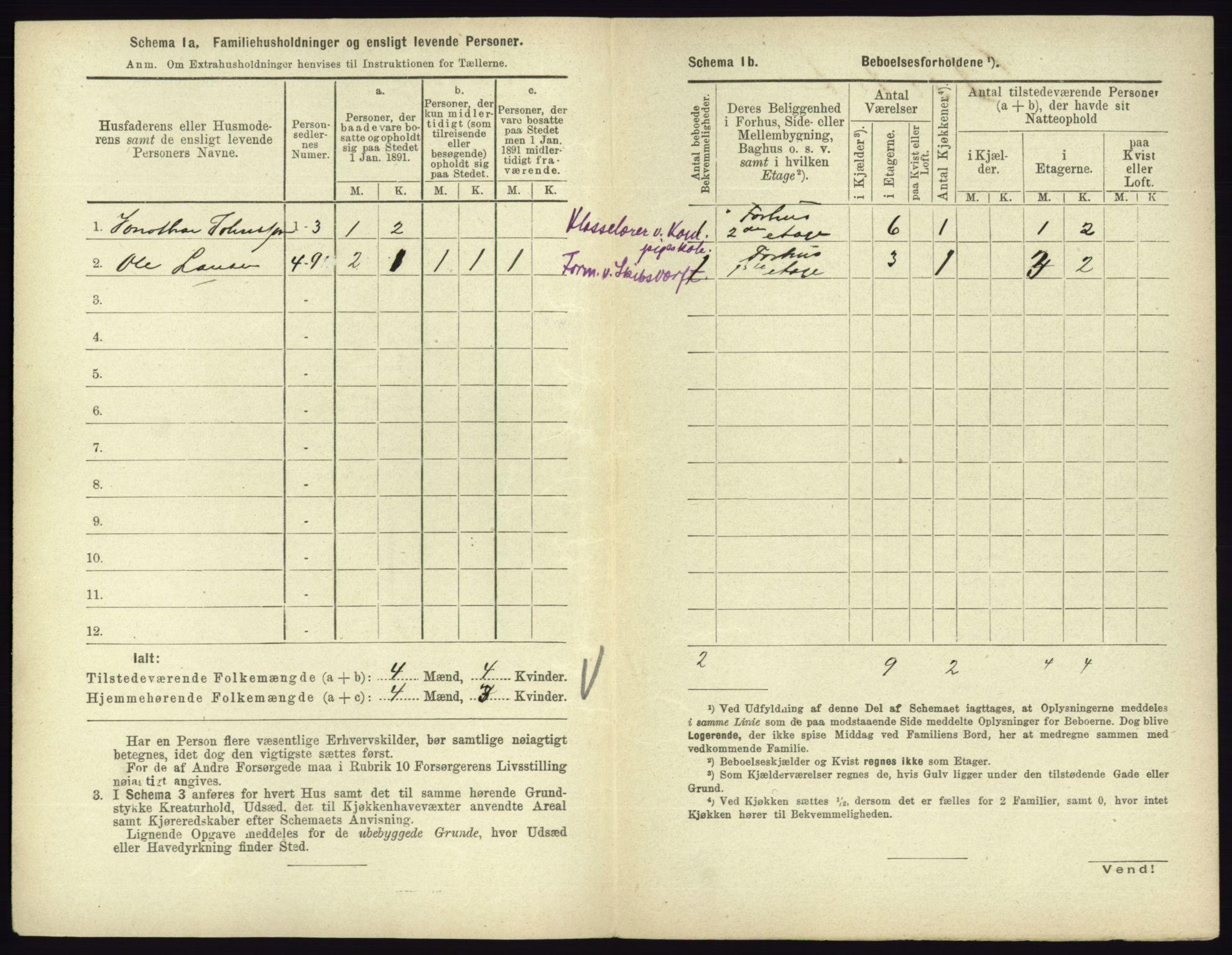 RA, 1891 census for 0705 Tønsberg, 1891, p. 1143