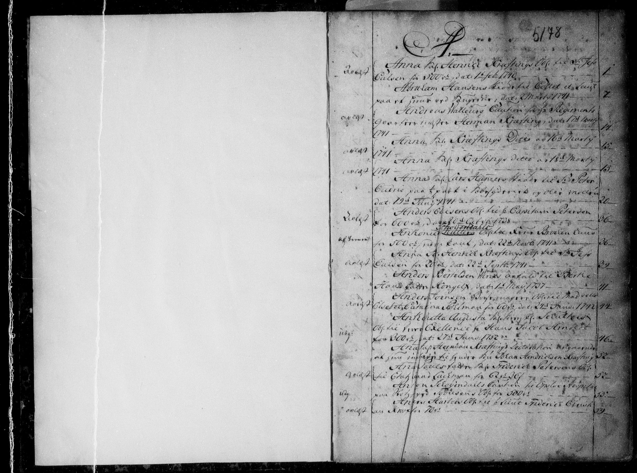 Aker sorenskriveri, SAO/A-10895/G/Ga/Gab/Gaba/L0002b: Mortgage register no. I 2b, 1741-1761
