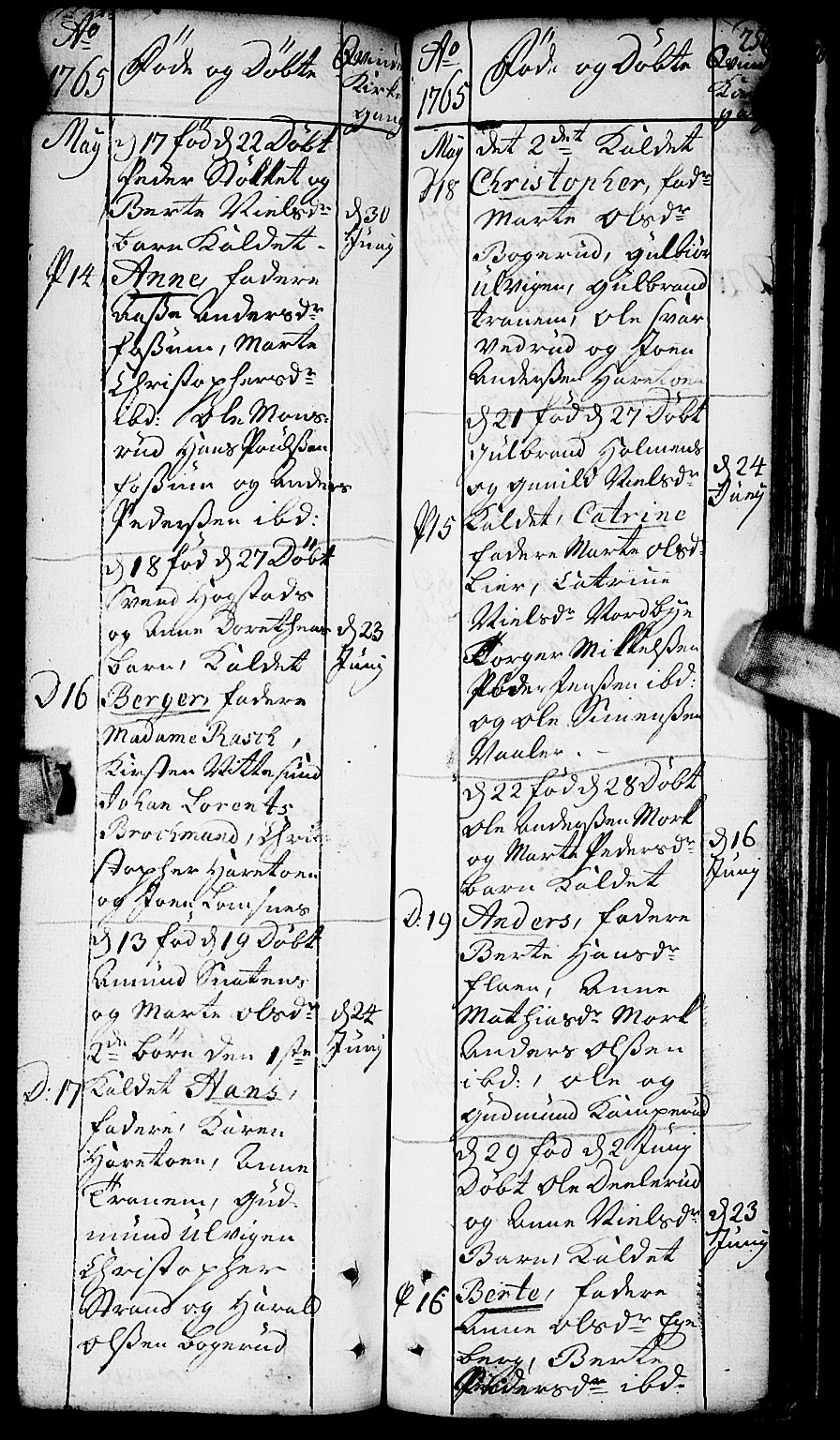 Aurskog prestekontor Kirkebøker, SAO/A-10304a/F/Fa/L0002: Parish register (official) no. I 2, 1735-1766, p. 250