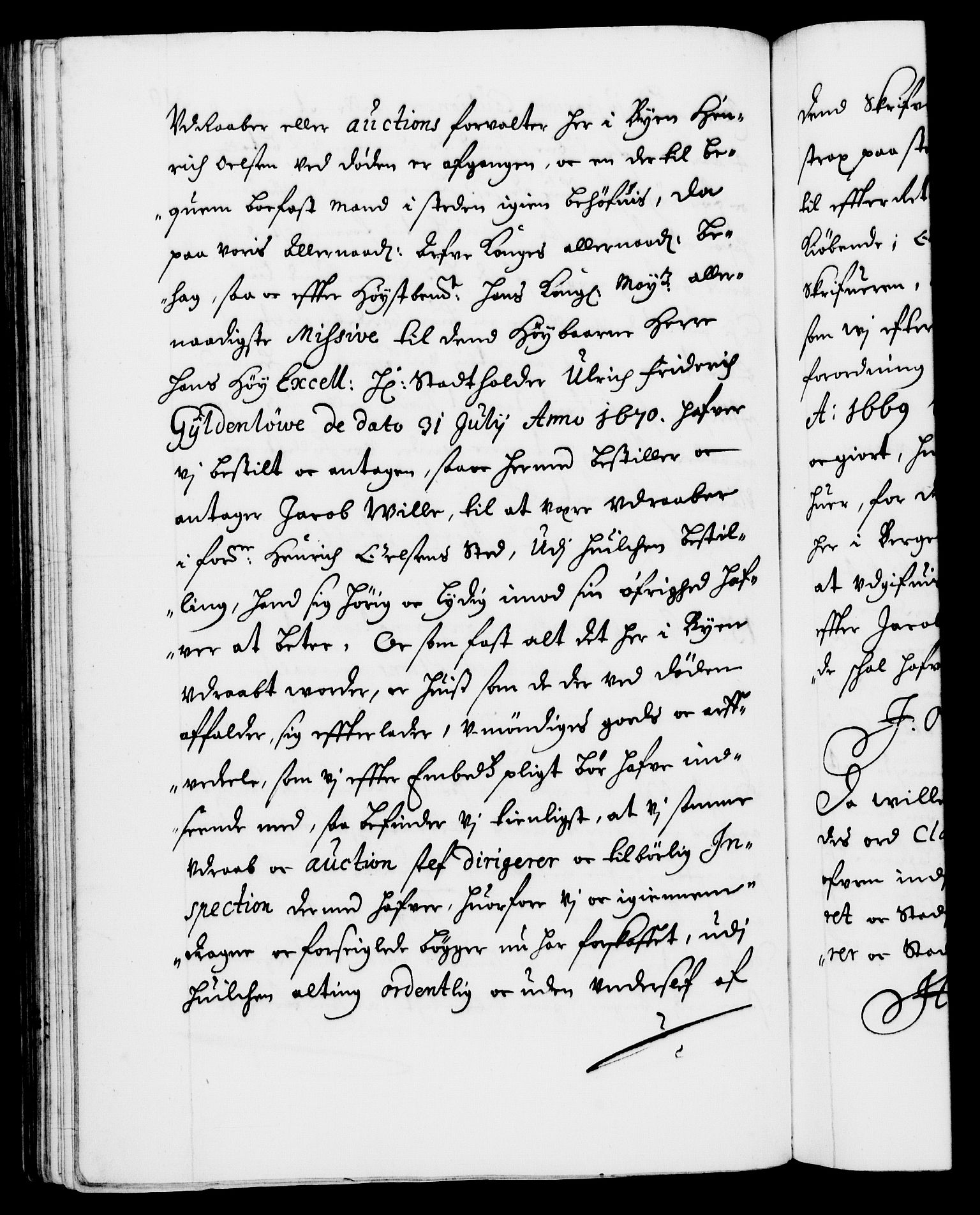 Danske Kanselli 1572-1799, RA/EA-3023/F/Fc/Fca/Fcaa/L0012: Norske registre (mikrofilm), 1674-1680, p. 310b