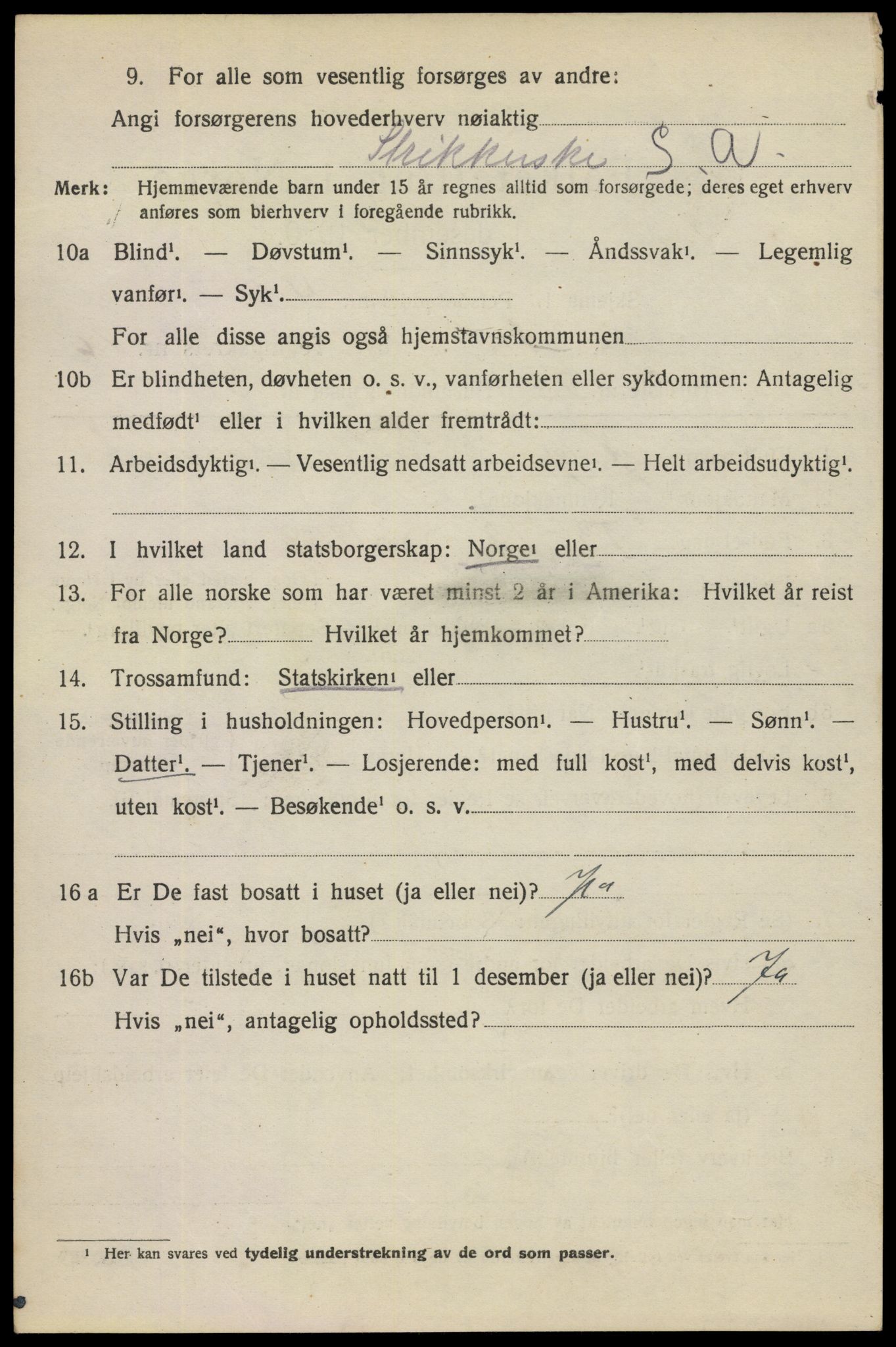 SAO, 1920 census for Fredrikstad, 1920, p. 37452