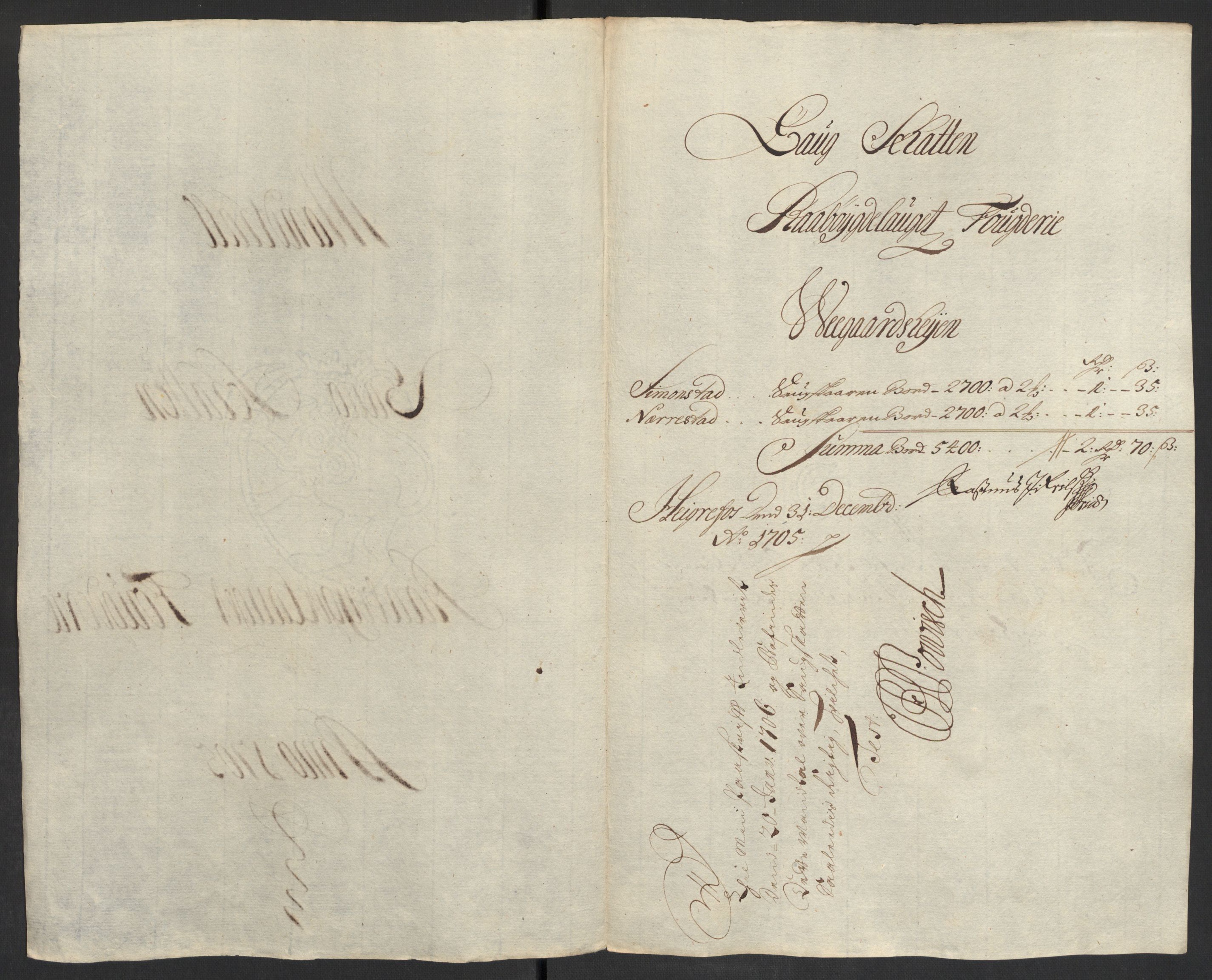 Rentekammeret inntil 1814, Reviderte regnskaper, Fogderegnskap, RA/EA-4092/R40/L2447: Fogderegnskap Råbyggelag, 1703-1705, p. 390