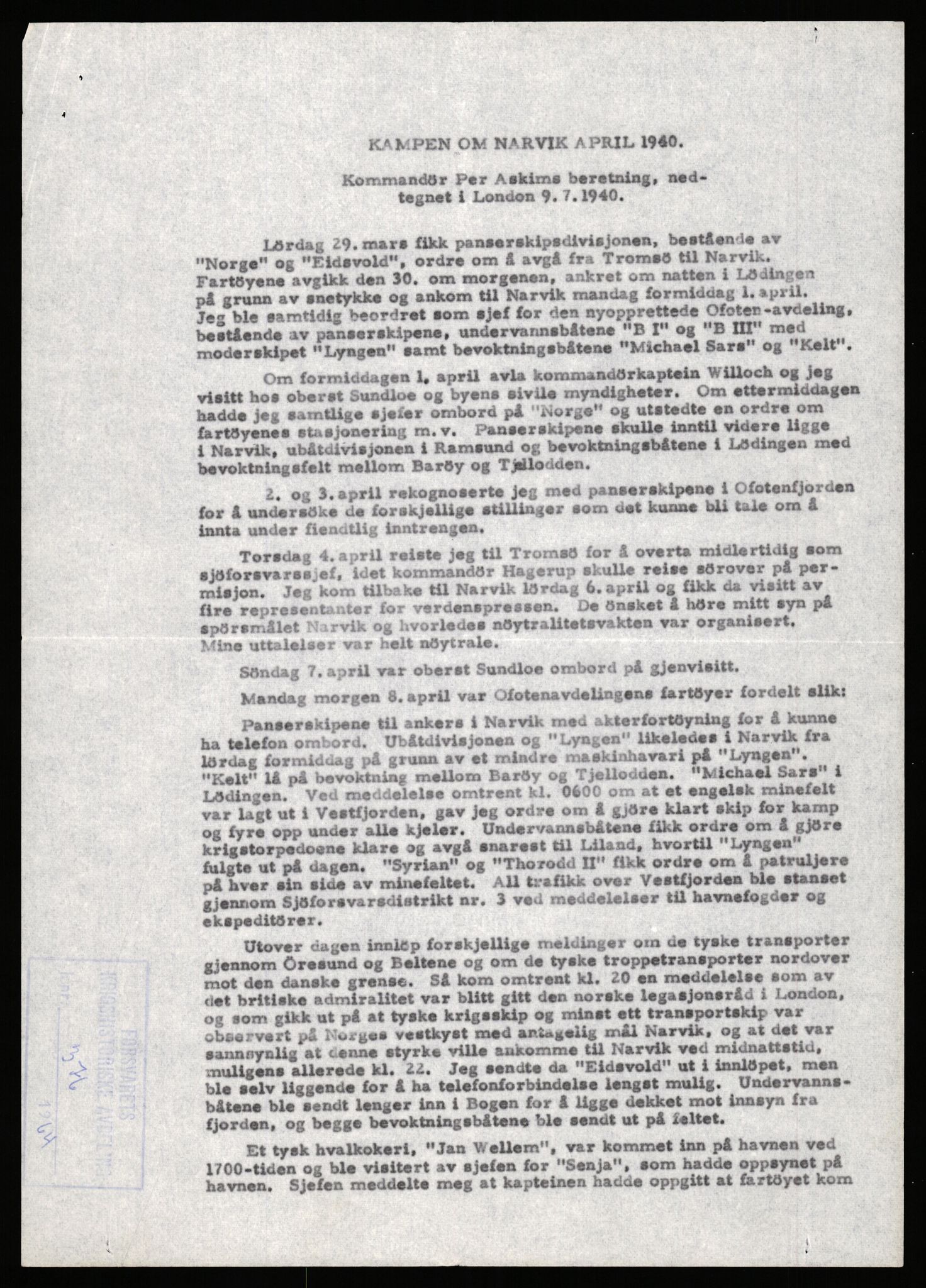 Forsvaret, Forsvarets krigshistoriske avdeling, AV/RA-RAFA-2017/Y/Yb/L0141: II-C-11-620  -  6. Divisjon: IR 15, 1940-1948, p. 293