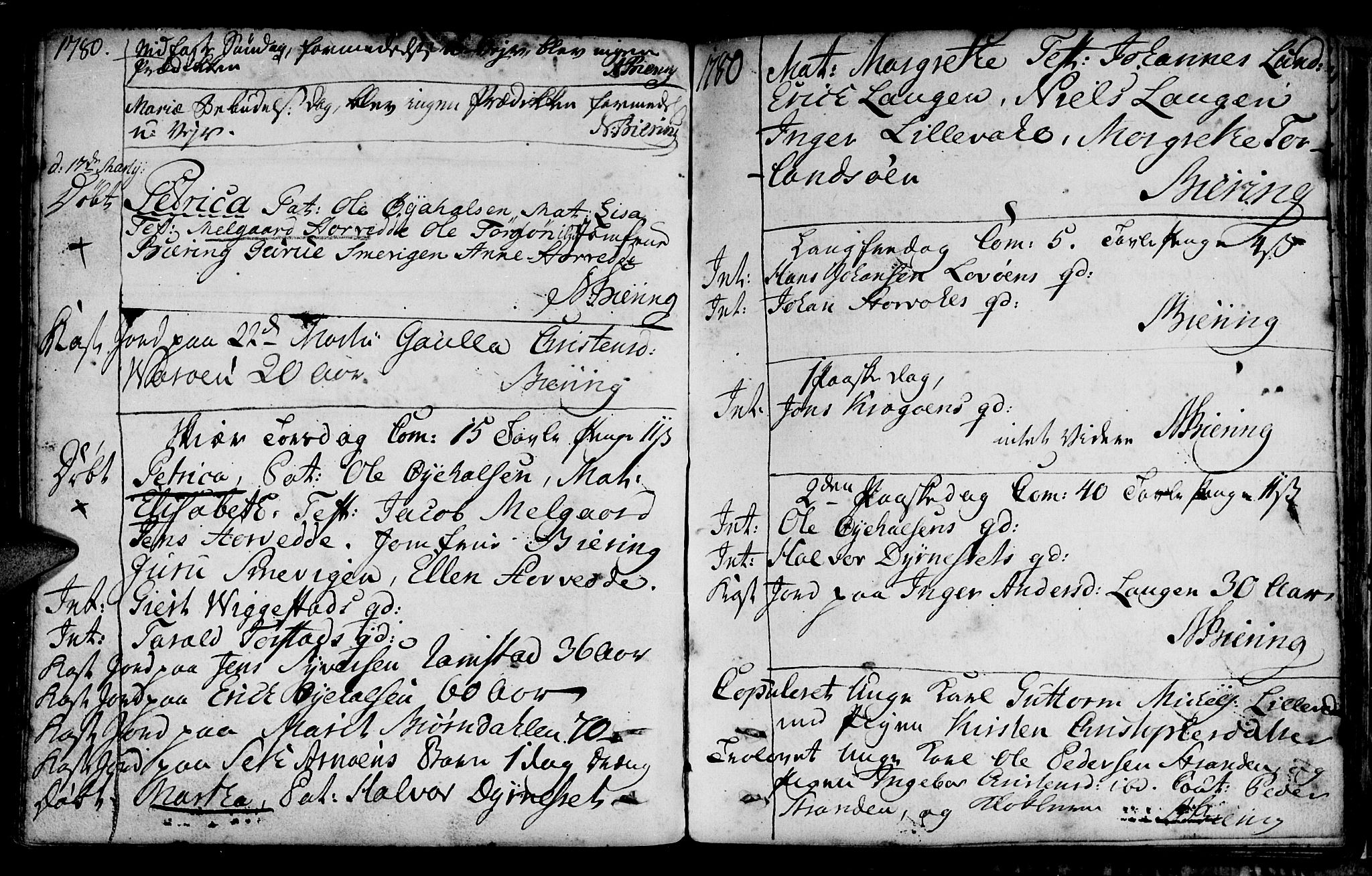 Ministerialprotokoller, klokkerbøker og fødselsregistre - Nord-Trøndelag, SAT/A-1458/784/L0665: Parish register (official) no. 784A01, 1730-1785