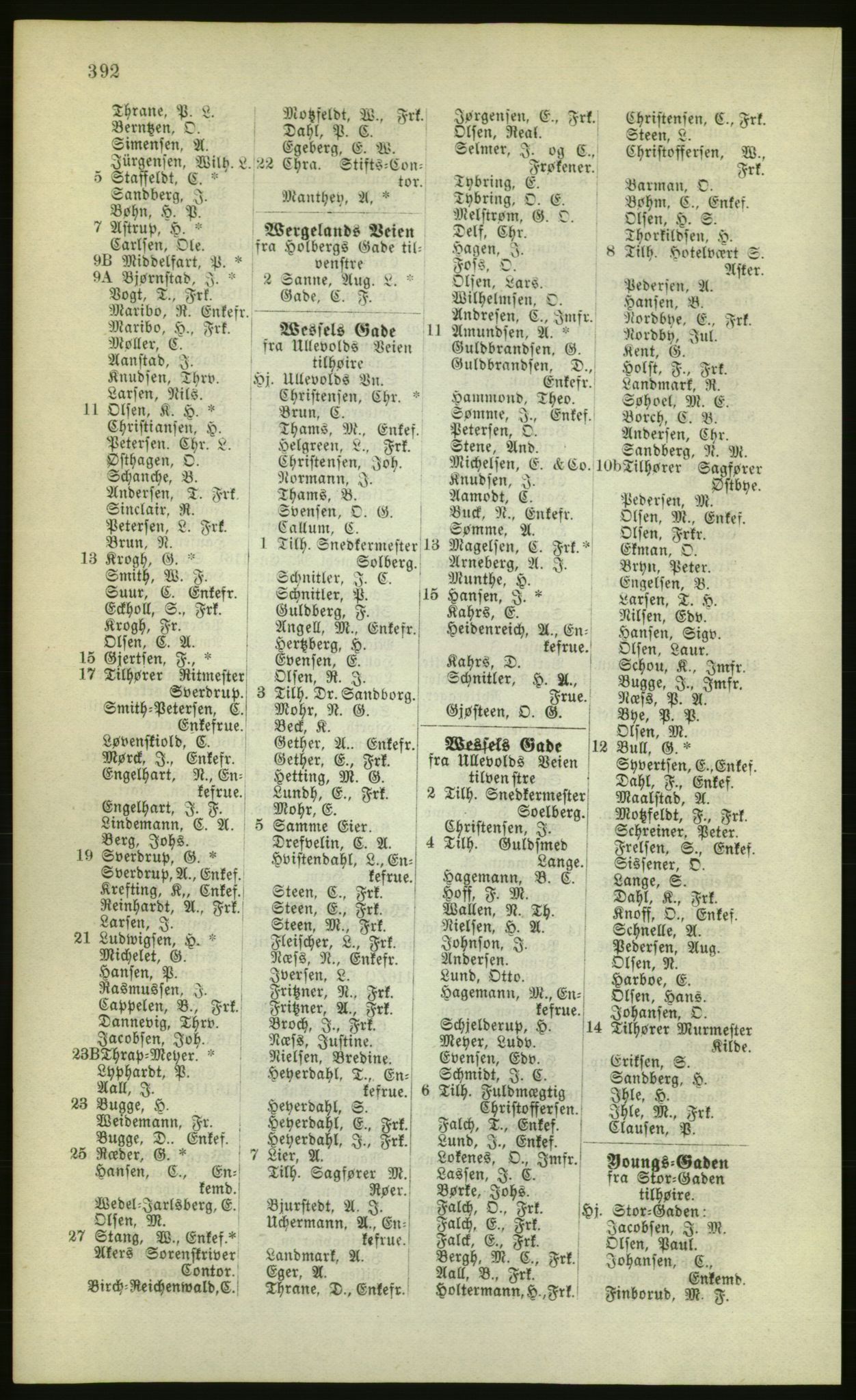 Kristiania/Oslo adressebok, PUBL/-, 1880, p. 392