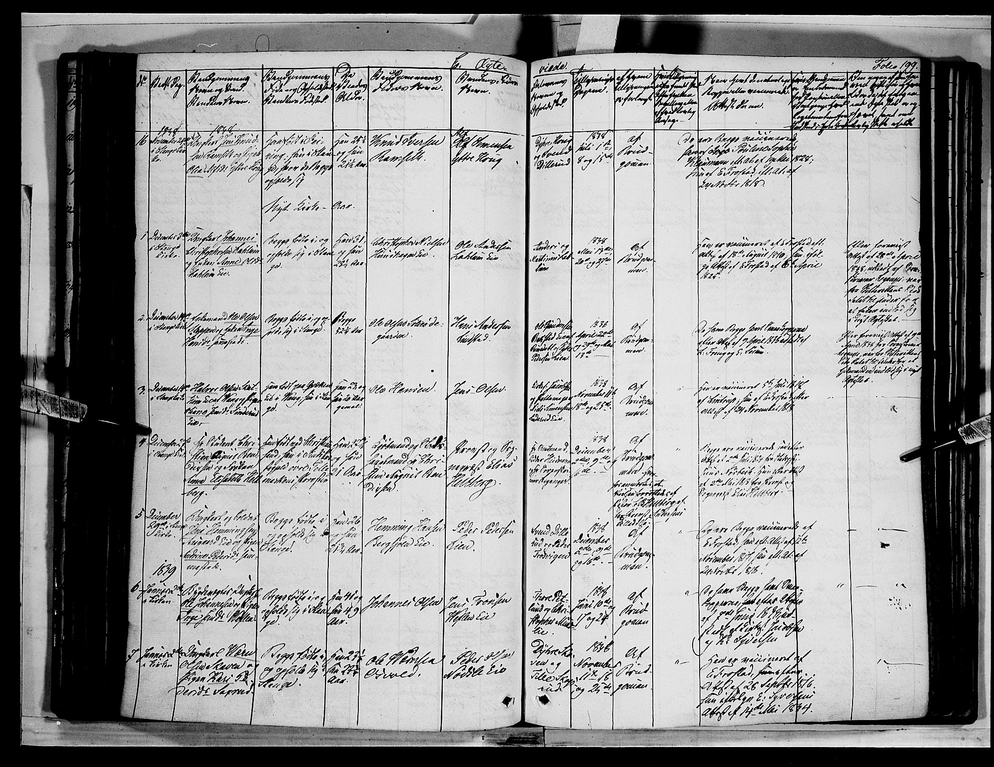 Stange prestekontor, AV/SAH-PREST-002/K/L0010: Parish register (official) no. 10, 1835-1845, p. 199