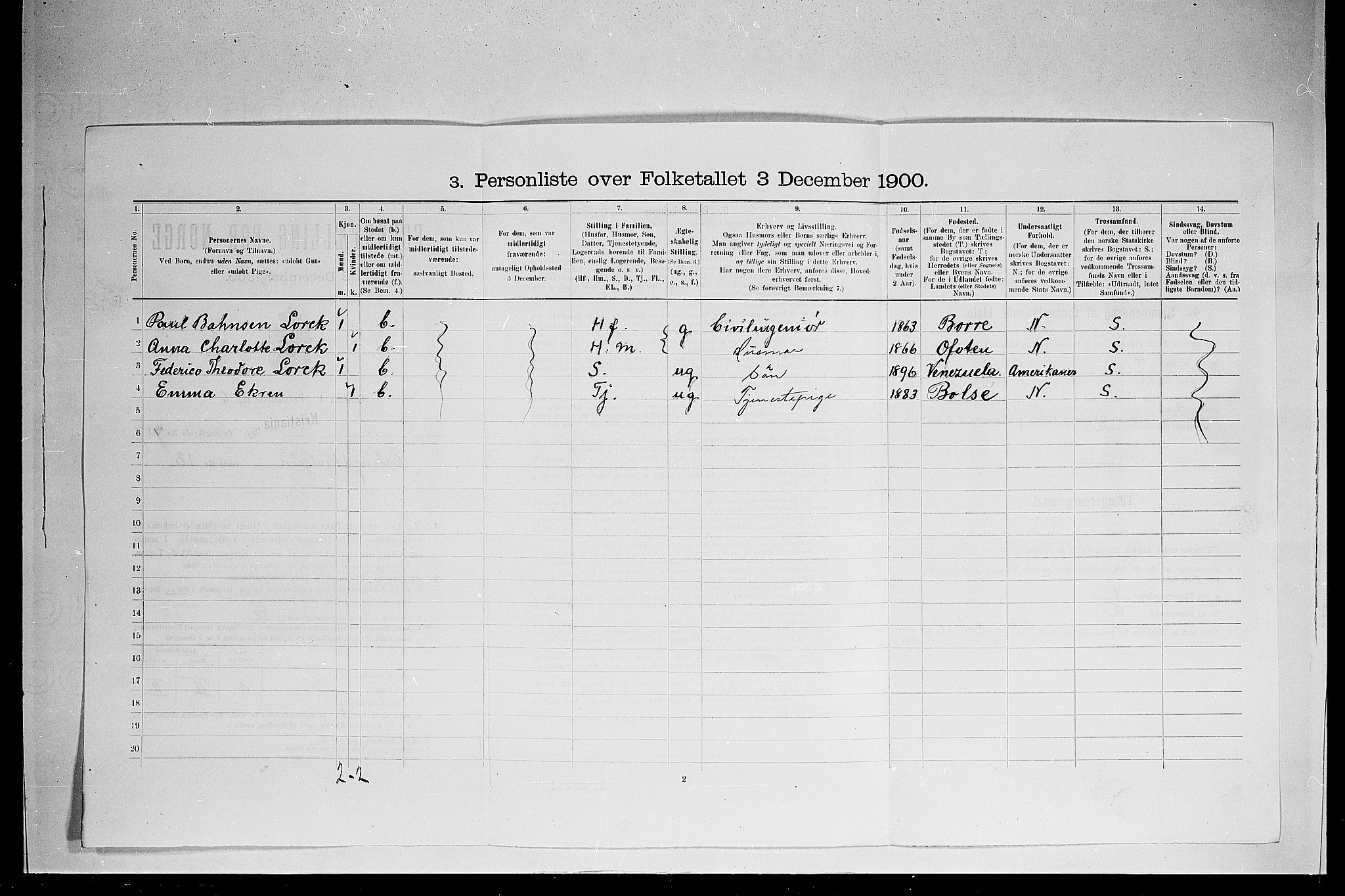 SAO, 1900 census for Kristiania, 1900, p. 21035