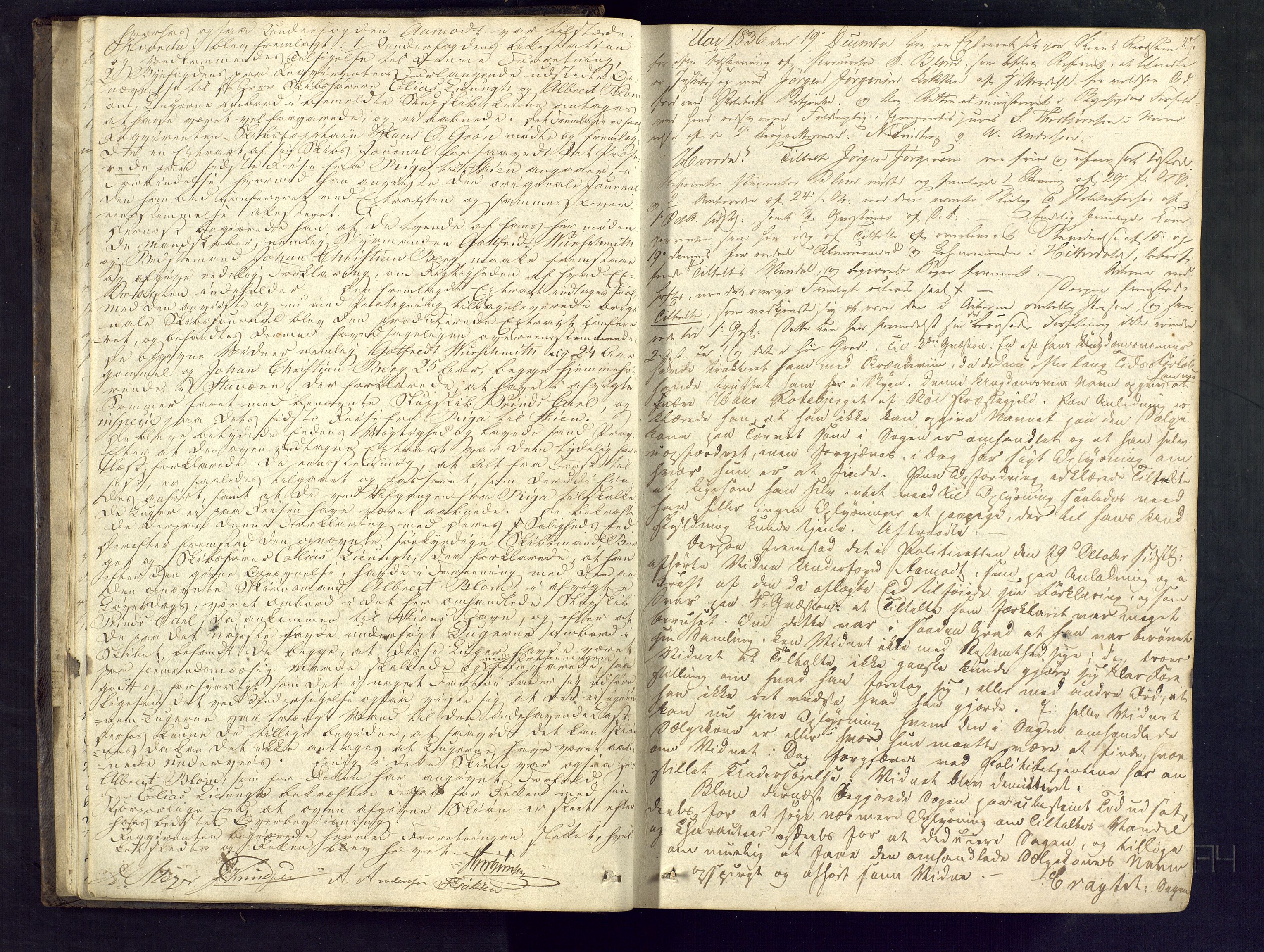 Skien byfogd, AV/SAKO-A-219/F/Fc/L0002: Sivil ekstrarettsprotokoll., 1836-1843, p. 26-27