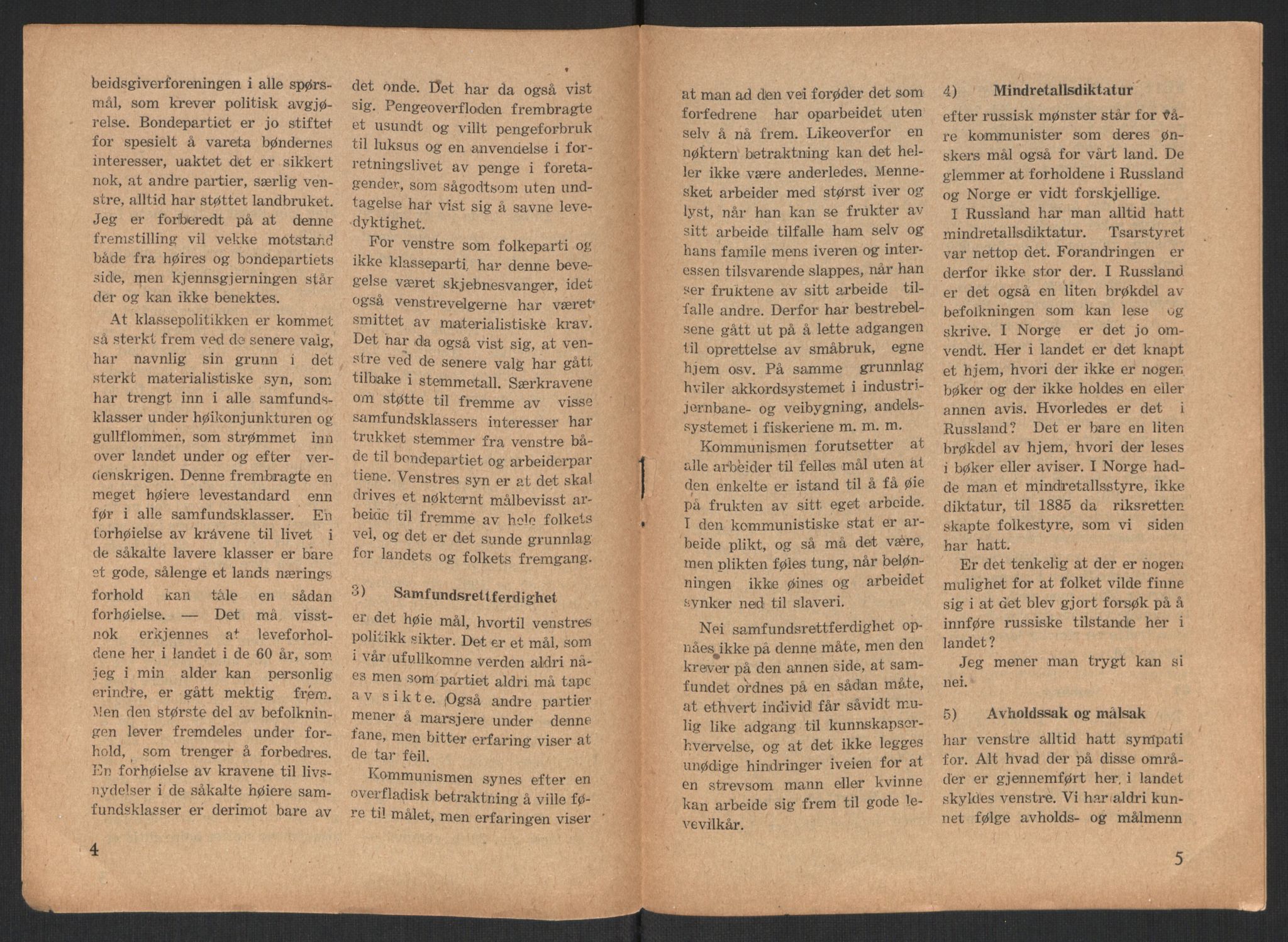 Venstres Hovedorganisasjon, RA/PA-0876/X/L0001: De eldste skrifter, 1860-1936, p. 1040