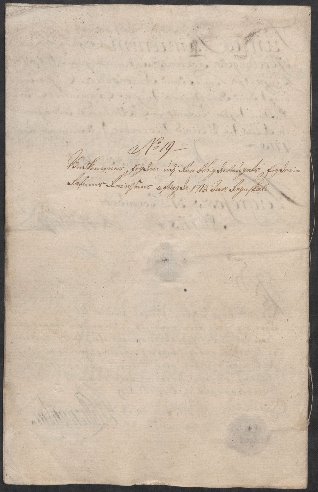 Rentekammeret inntil 1814, Reviderte regnskaper, Fogderegnskap, AV/RA-EA-4092/R40/L2453: Fogderegnskap Råbyggelag, 1718-1719, p. 165