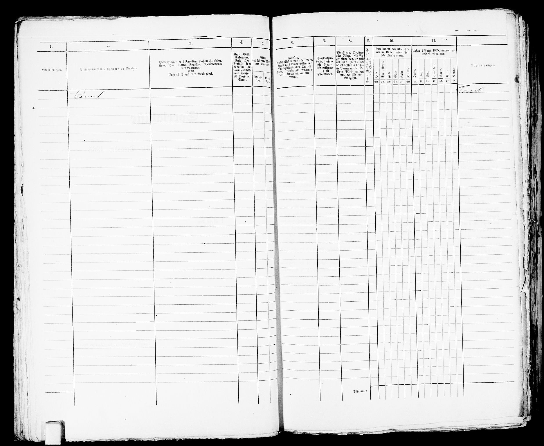 RA, 1865 census for Sandeherred/Sandefjord, 1865, p. 57