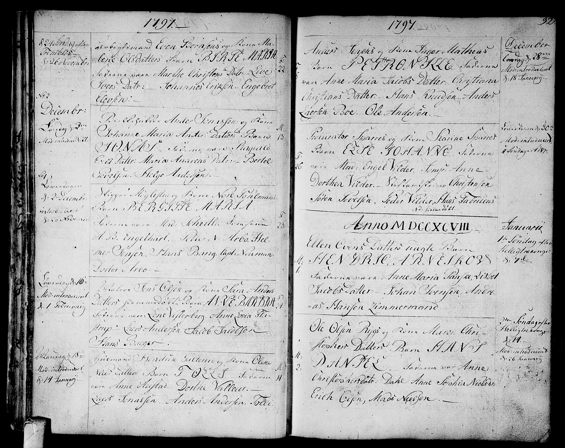 Strømsø kirkebøker, SAKO/A-246/F/Fa/L0010: Parish register (official) no. I 10, 1792-1822, p. 32