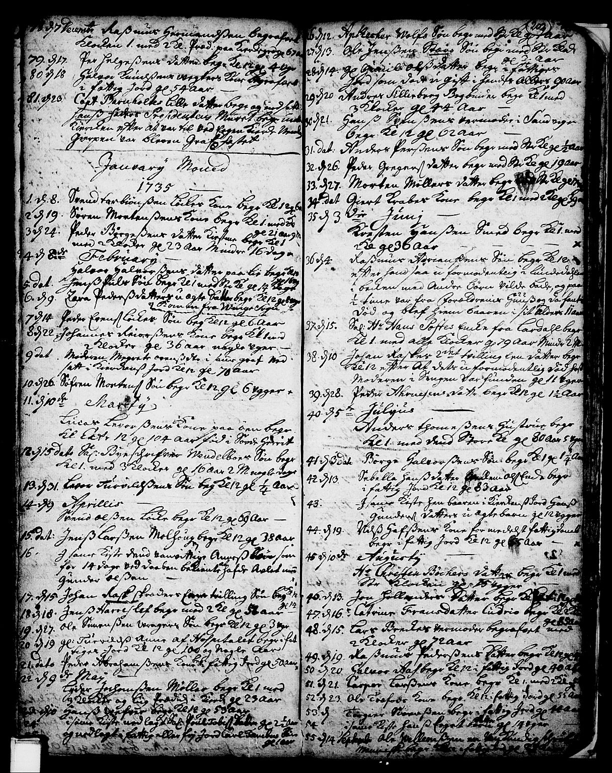 Skien kirkebøker, SAKO/A-302/F/Fa/L0002: Parish register (official) no. 2, 1716-1757, p. 202