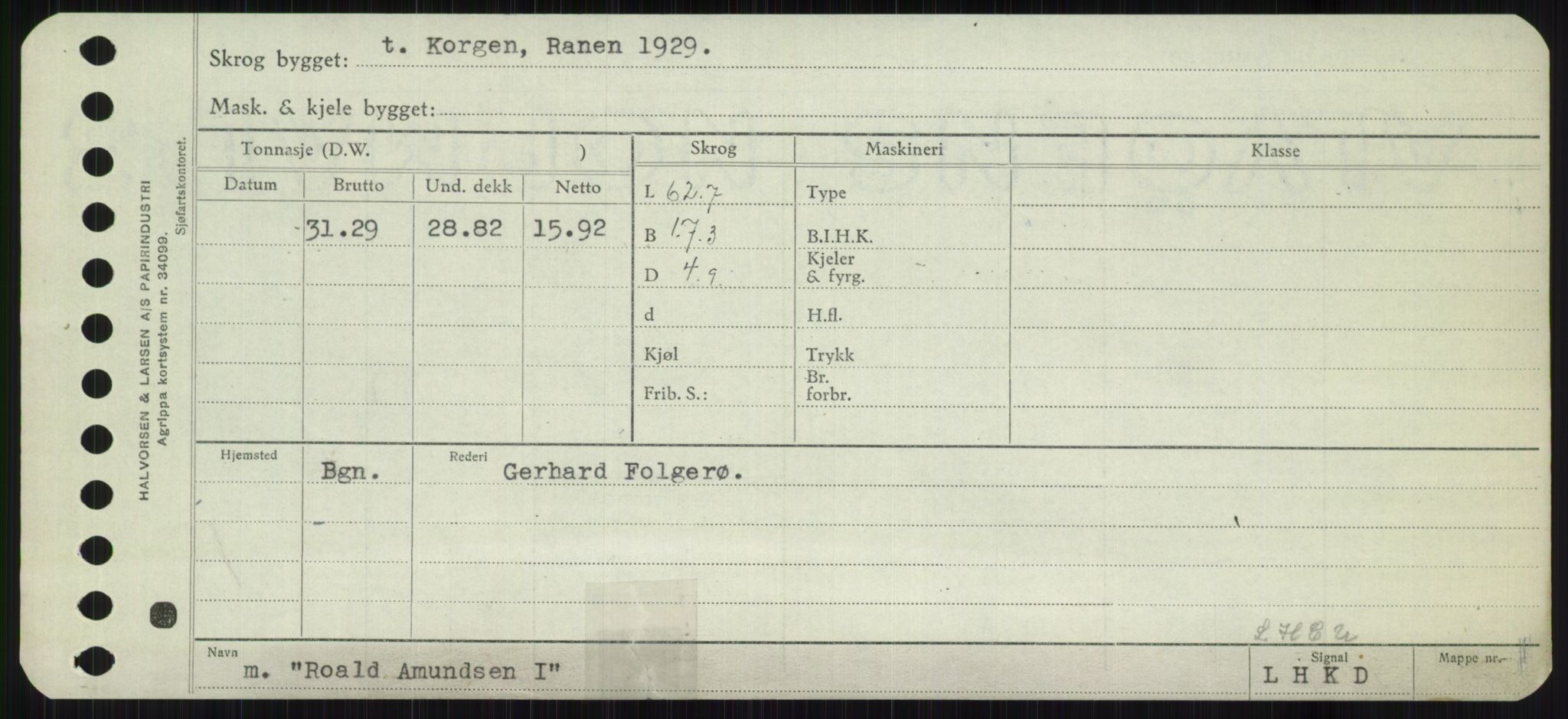 Sjøfartsdirektoratet med forløpere, Skipsmålingen, RA/S-1627/H/Ha/L0004/0002: Fartøy, Mas-R / Fartøy, Odin-R, p. 763