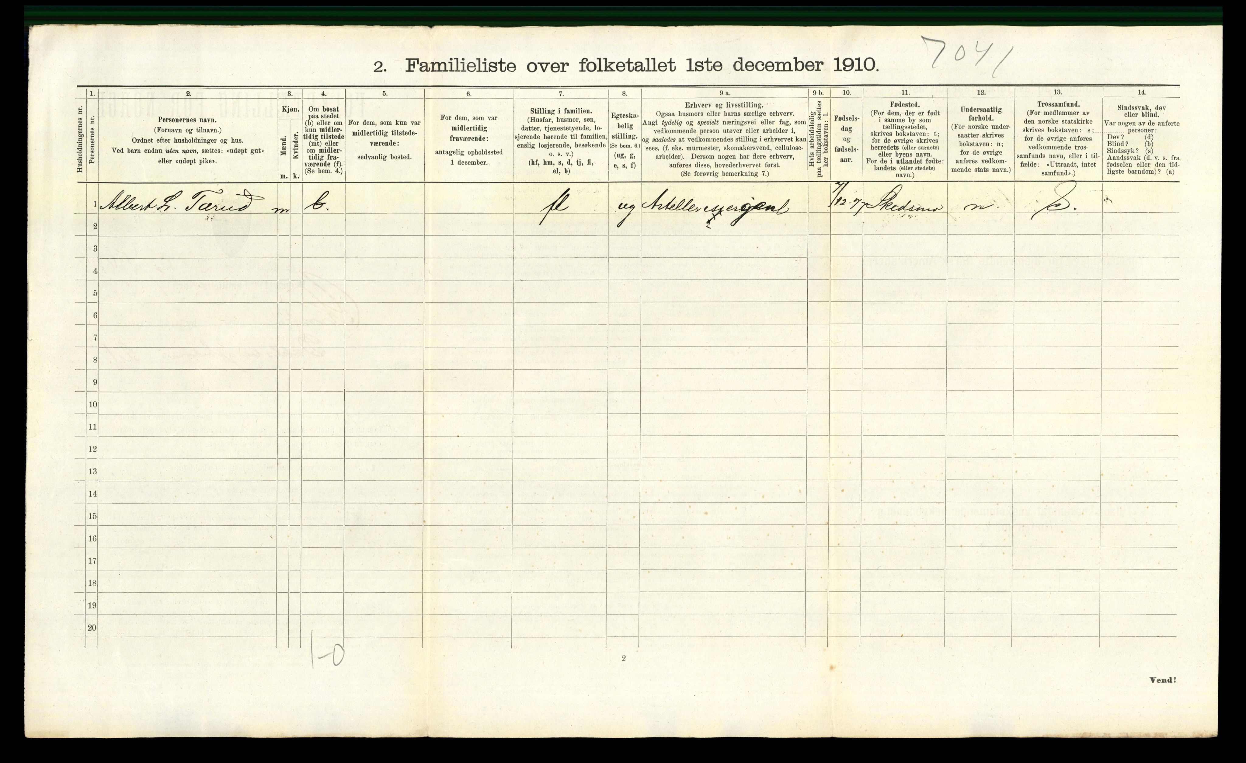 RA, 1910 census for Kristiania, 1910, p. 15076