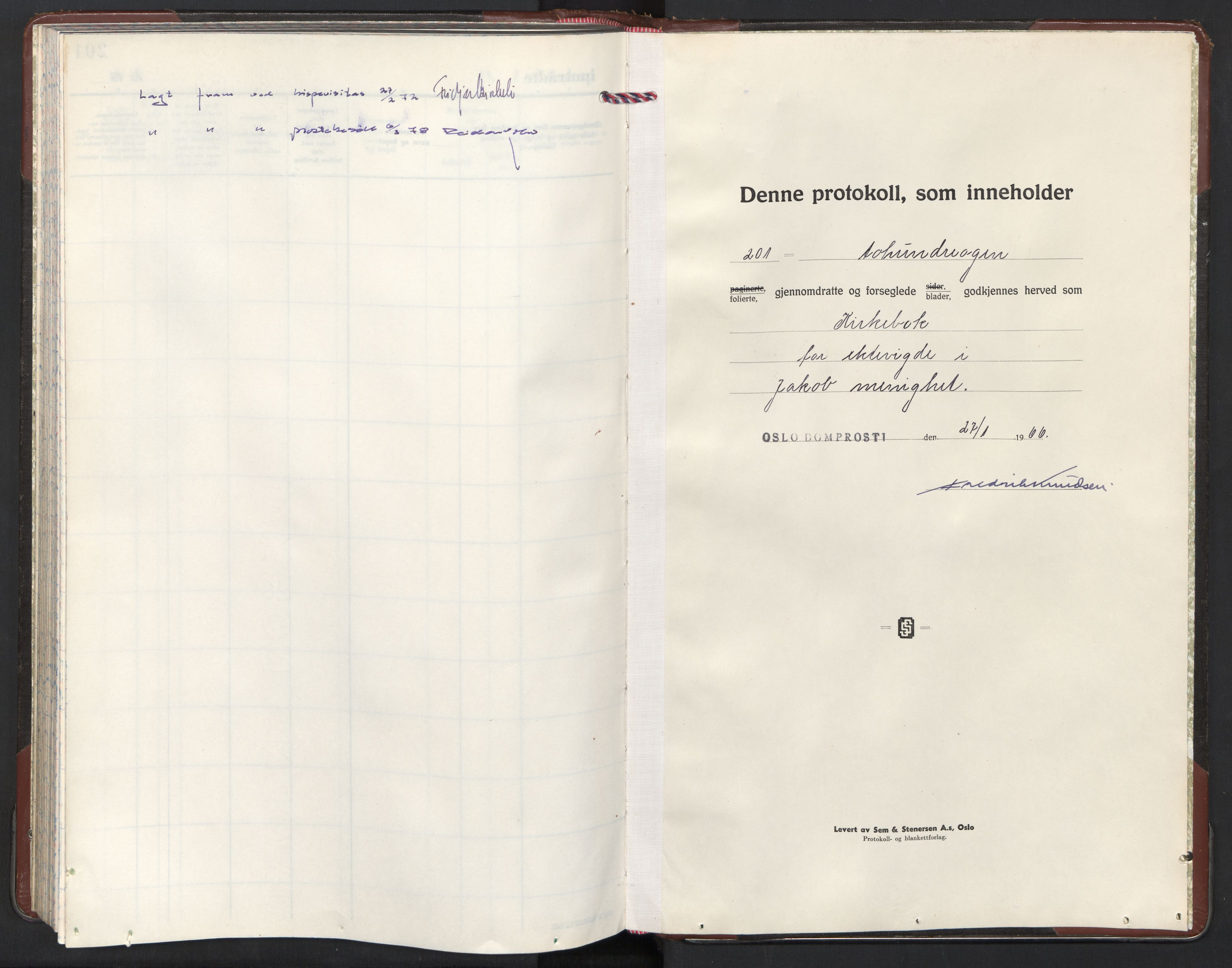 Jakob prestekontor Kirkebøker, SAO/A-10850/F/Fa/L0022: Parish register (official) no. 22, 1966-1984
