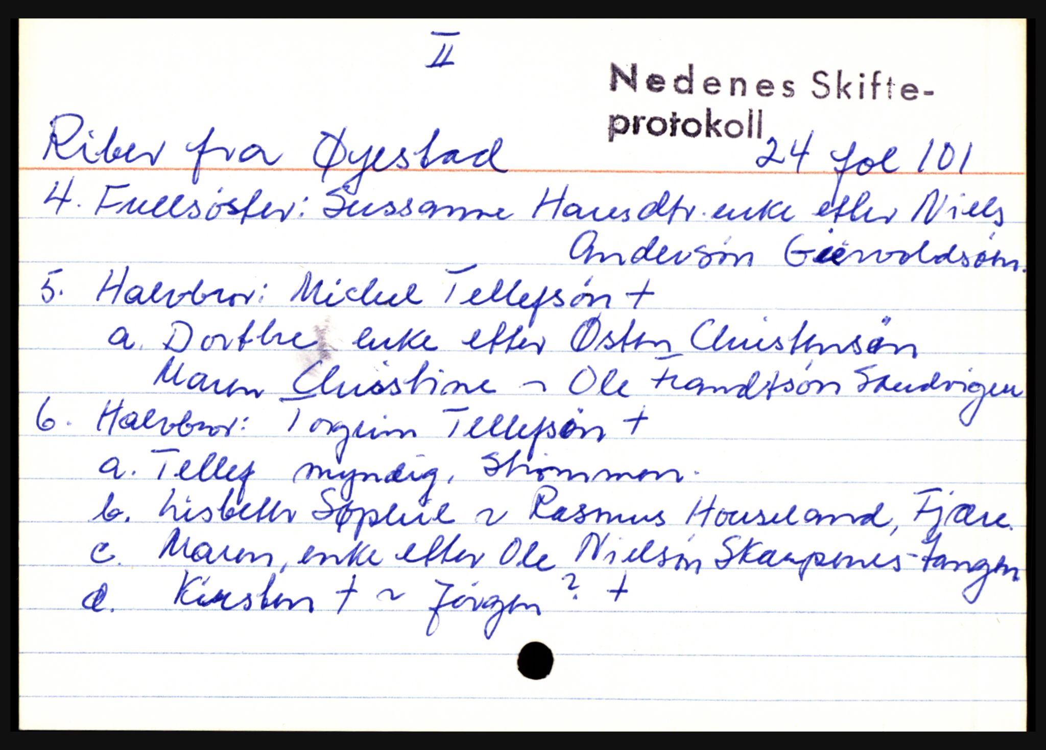 Nedenes sorenskriveri før 1824, AV/SAK-1221-0007/H, p. 23661