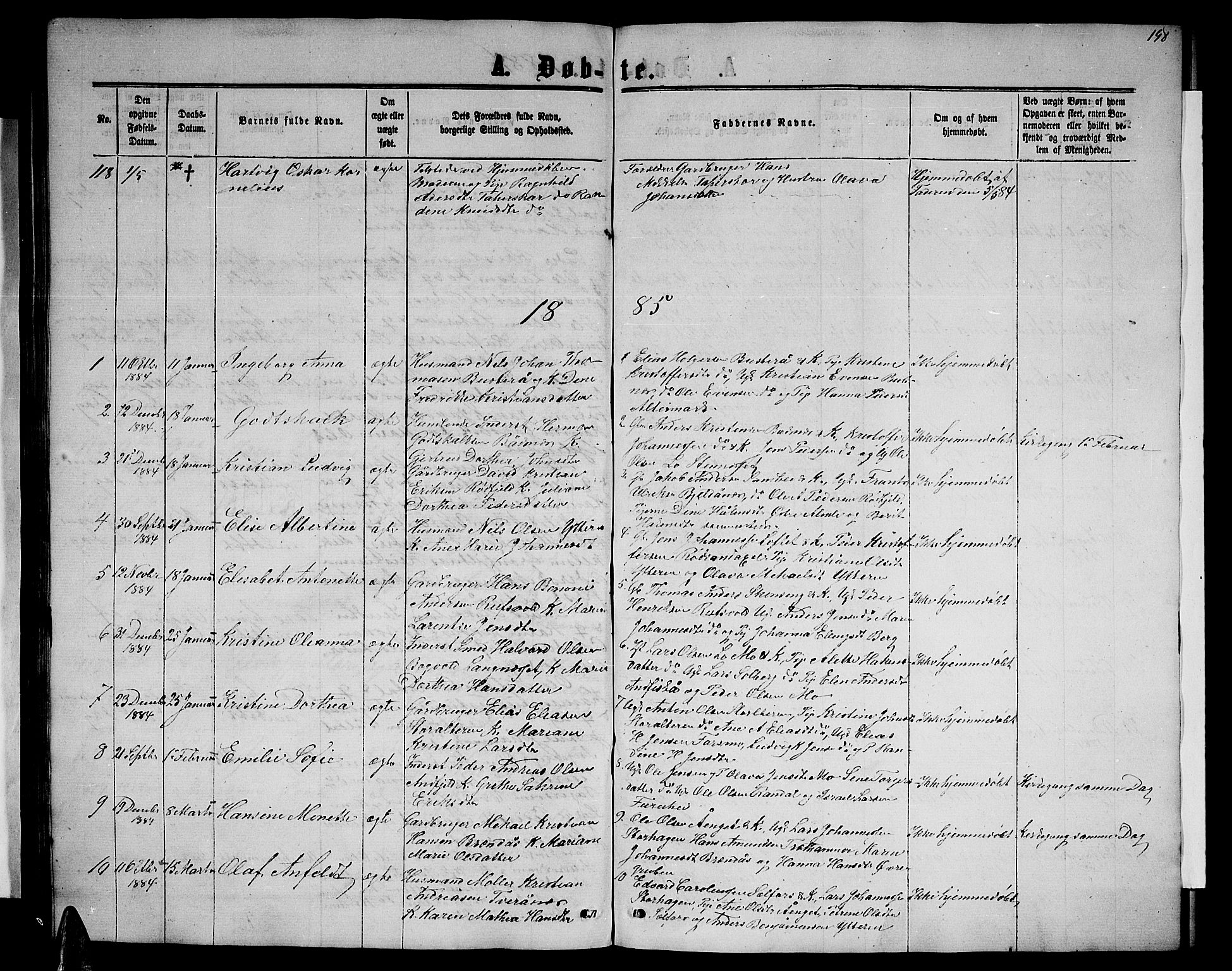 Ministerialprotokoller, klokkerbøker og fødselsregistre - Nordland, SAT/A-1459/827/L0415: Parish register (copy) no. 827C04, 1864-1886, p. 198