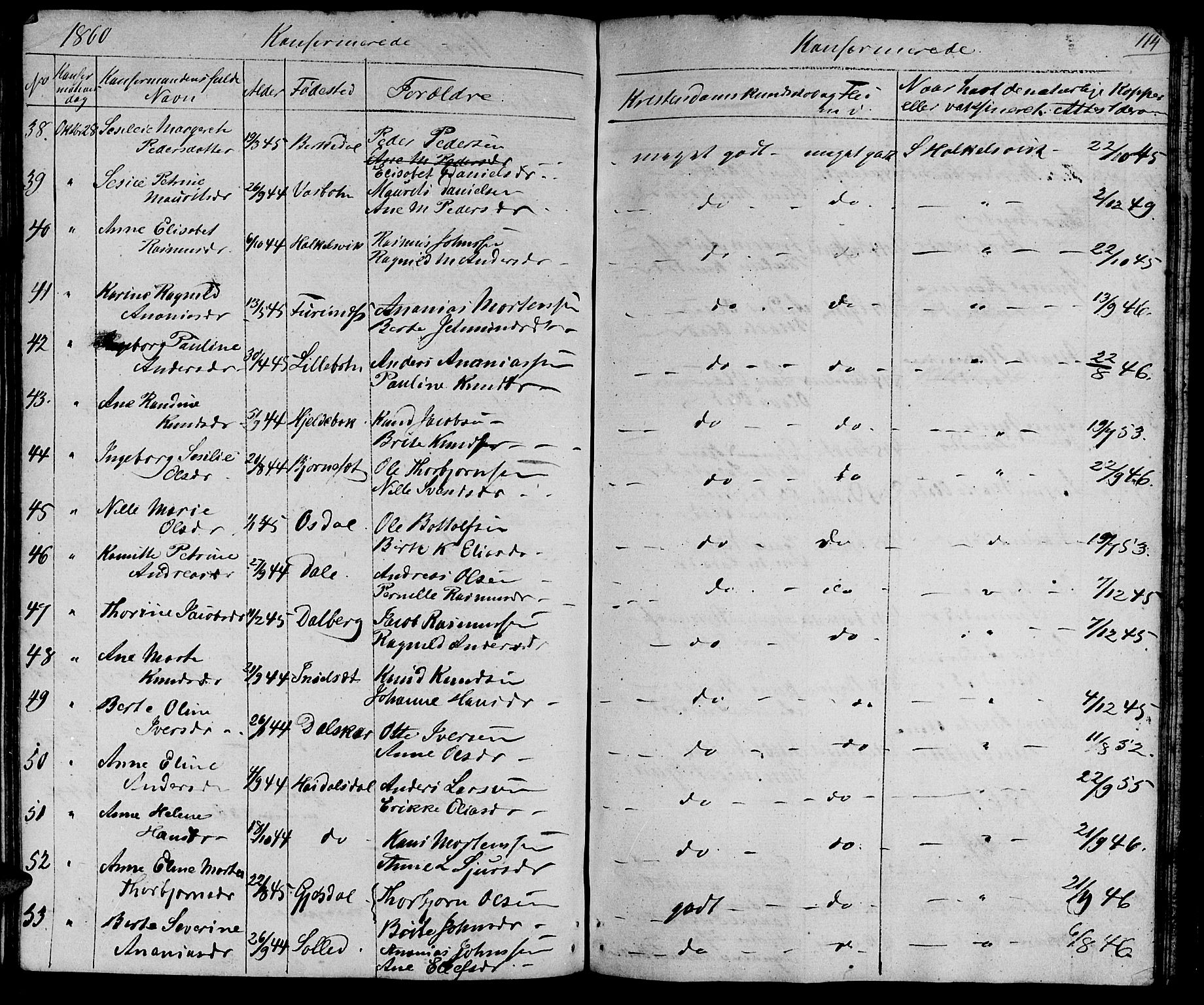 Ministerialprotokoller, klokkerbøker og fødselsregistre - Møre og Romsdal, AV/SAT-A-1454/511/L0156: Parish register (copy) no. 511C02, 1855-1863, p. 114