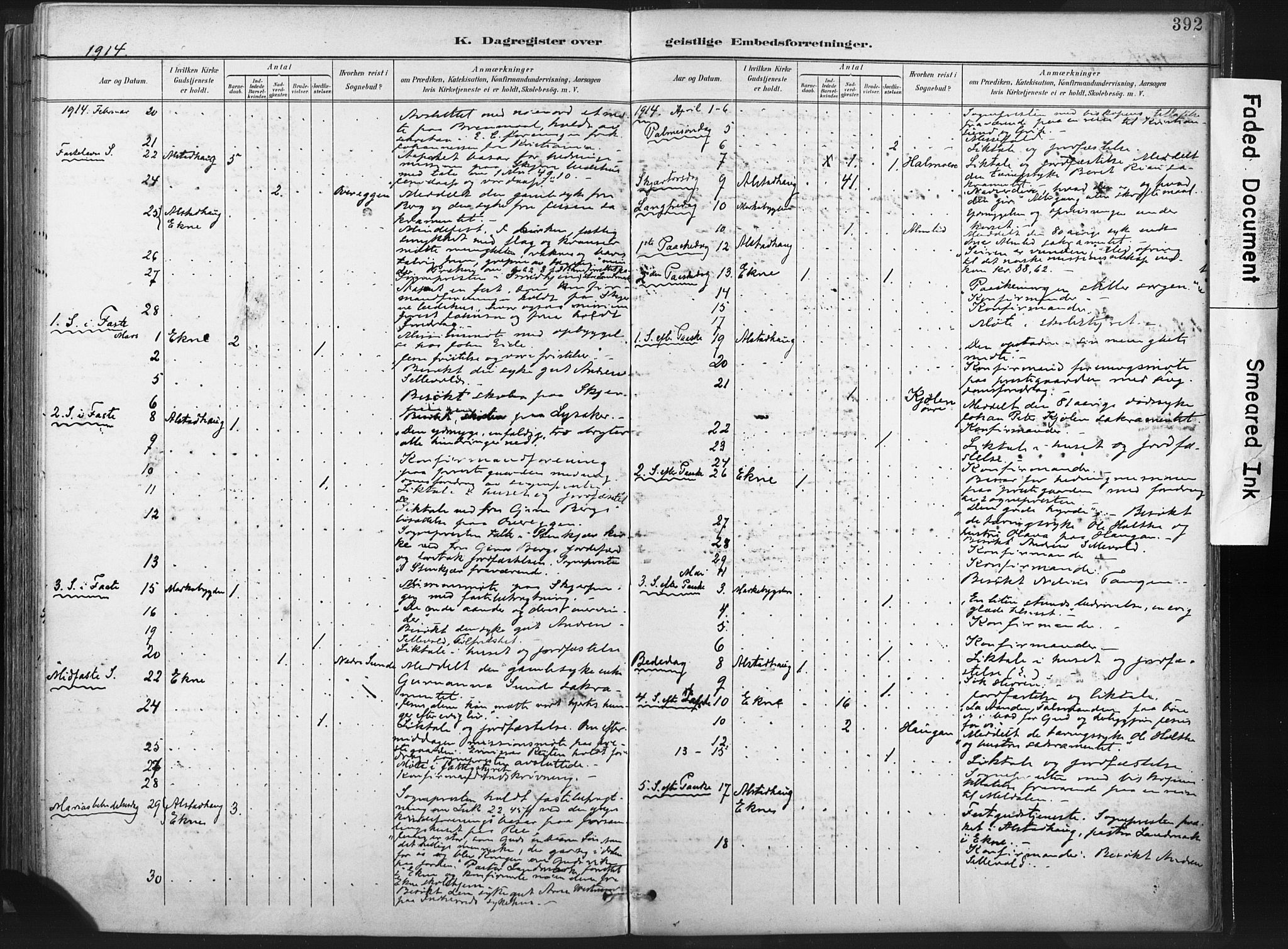 Ministerialprotokoller, klokkerbøker og fødselsregistre - Nord-Trøndelag, SAT/A-1458/717/L0162: Parish register (official) no. 717A12, 1898-1923, p. 392