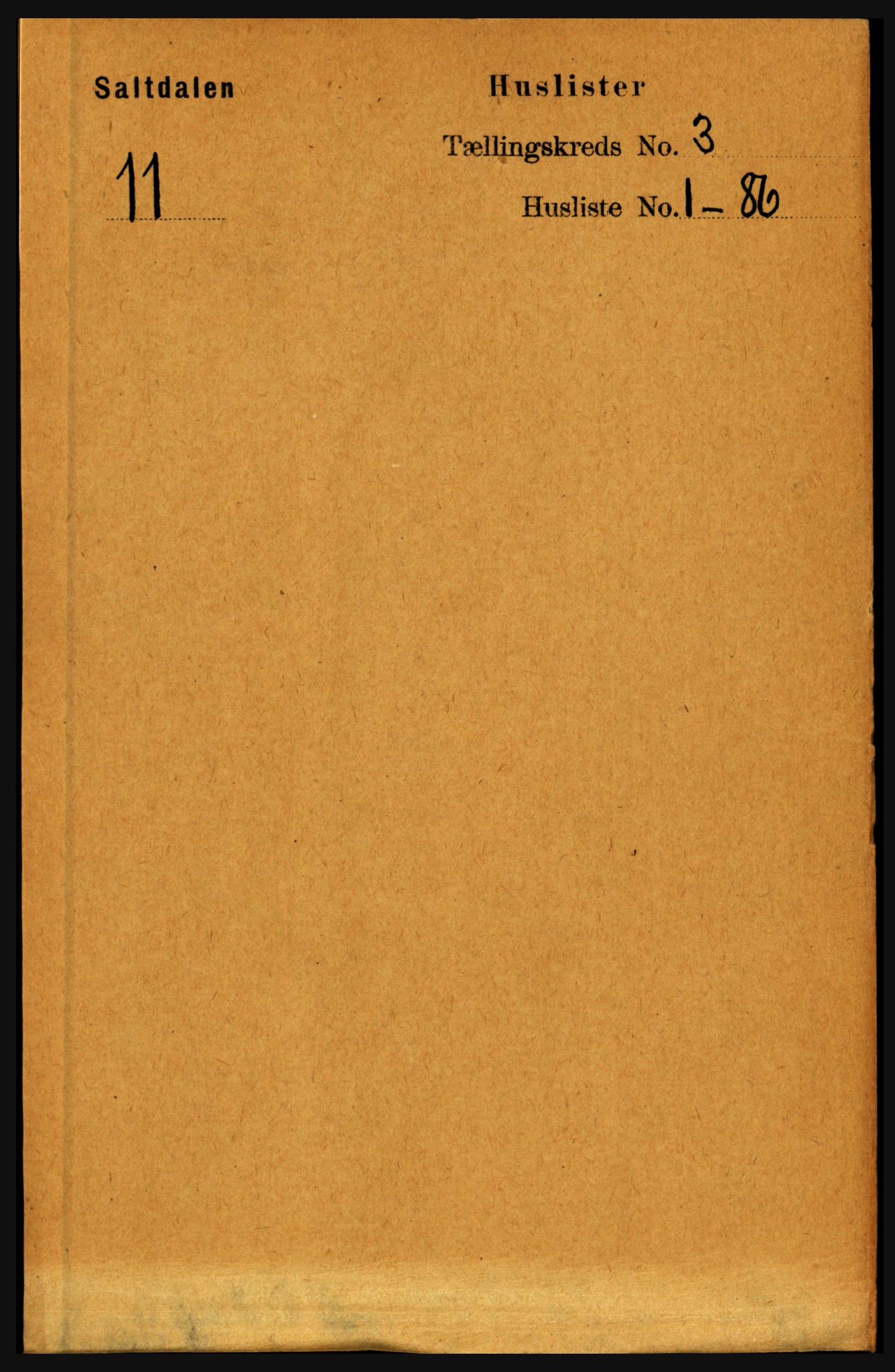 RA, 1891 census for 1840 Saltdal, 1891, p. 1570