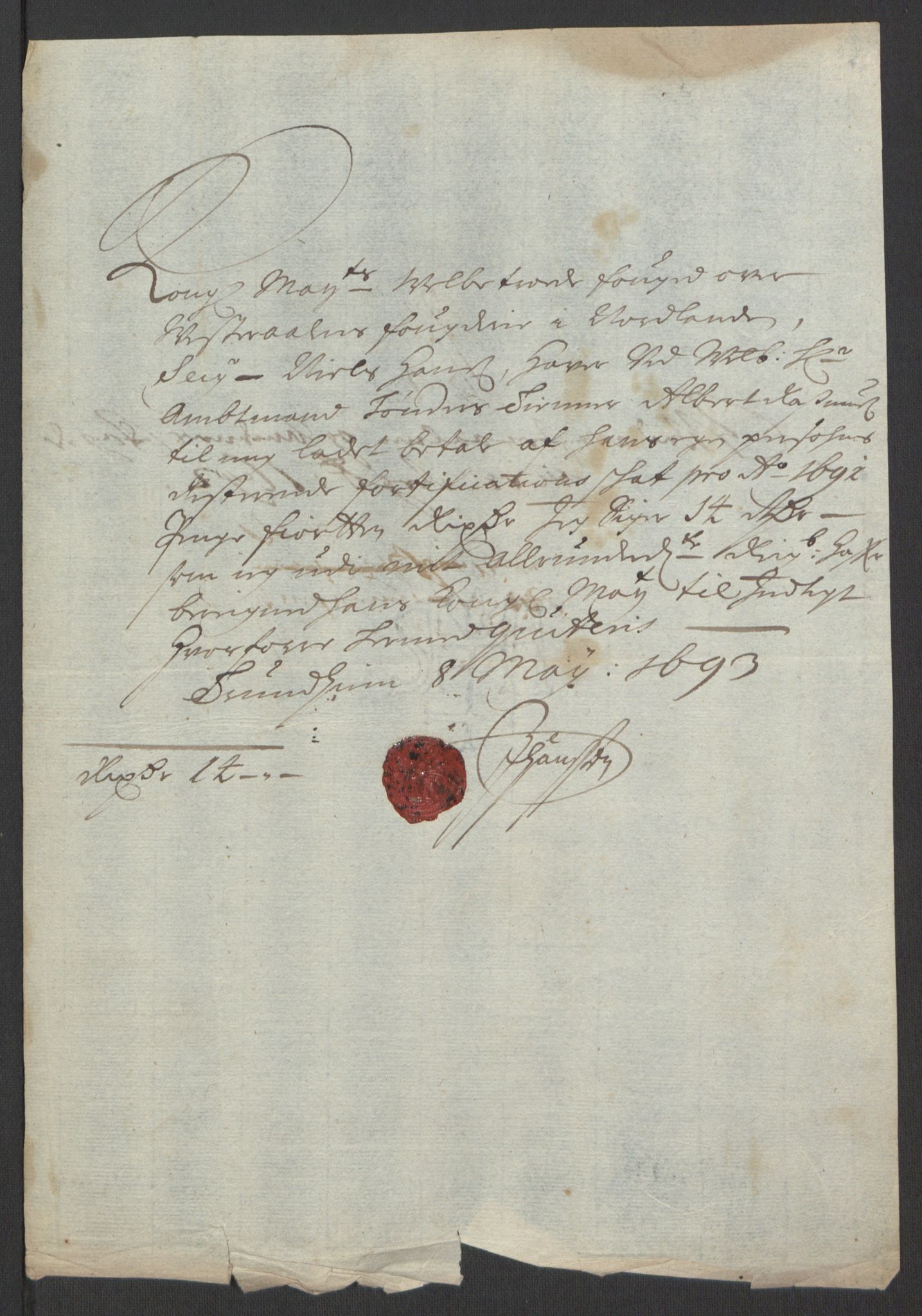 Rentekammeret inntil 1814, Reviderte regnskaper, Fogderegnskap, AV/RA-EA-4092/R67/L4676: Fogderegnskap Vesterålen, Andenes og Lofoten, 1691-1693, p. 197