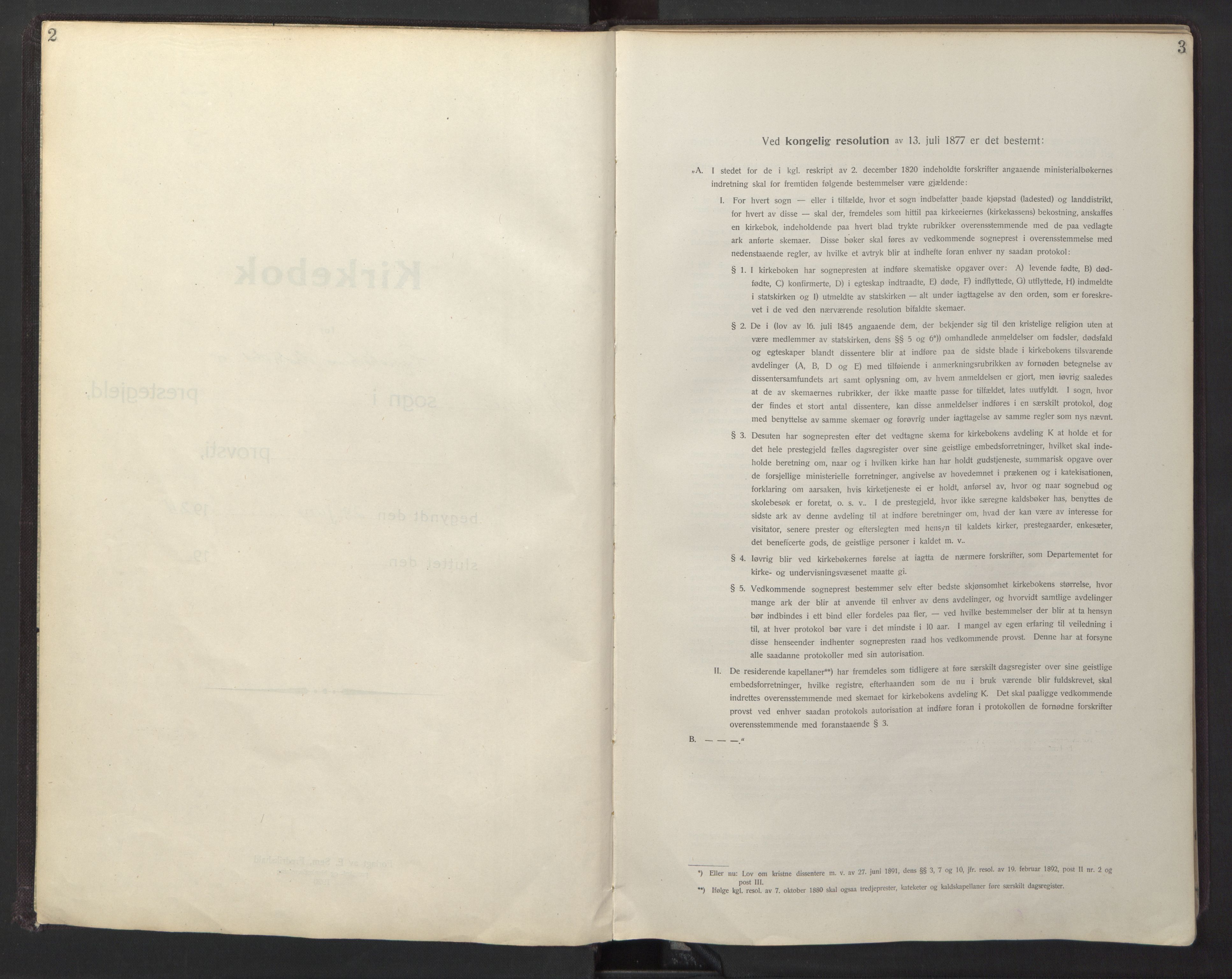 Ministerialprotokoller, klokkerbøker og fødselsregistre - Nordland, AV/SAT-A-1459/866/L0960: Parish register (copy) no. 866C09, 1924-1947, p. 2-3