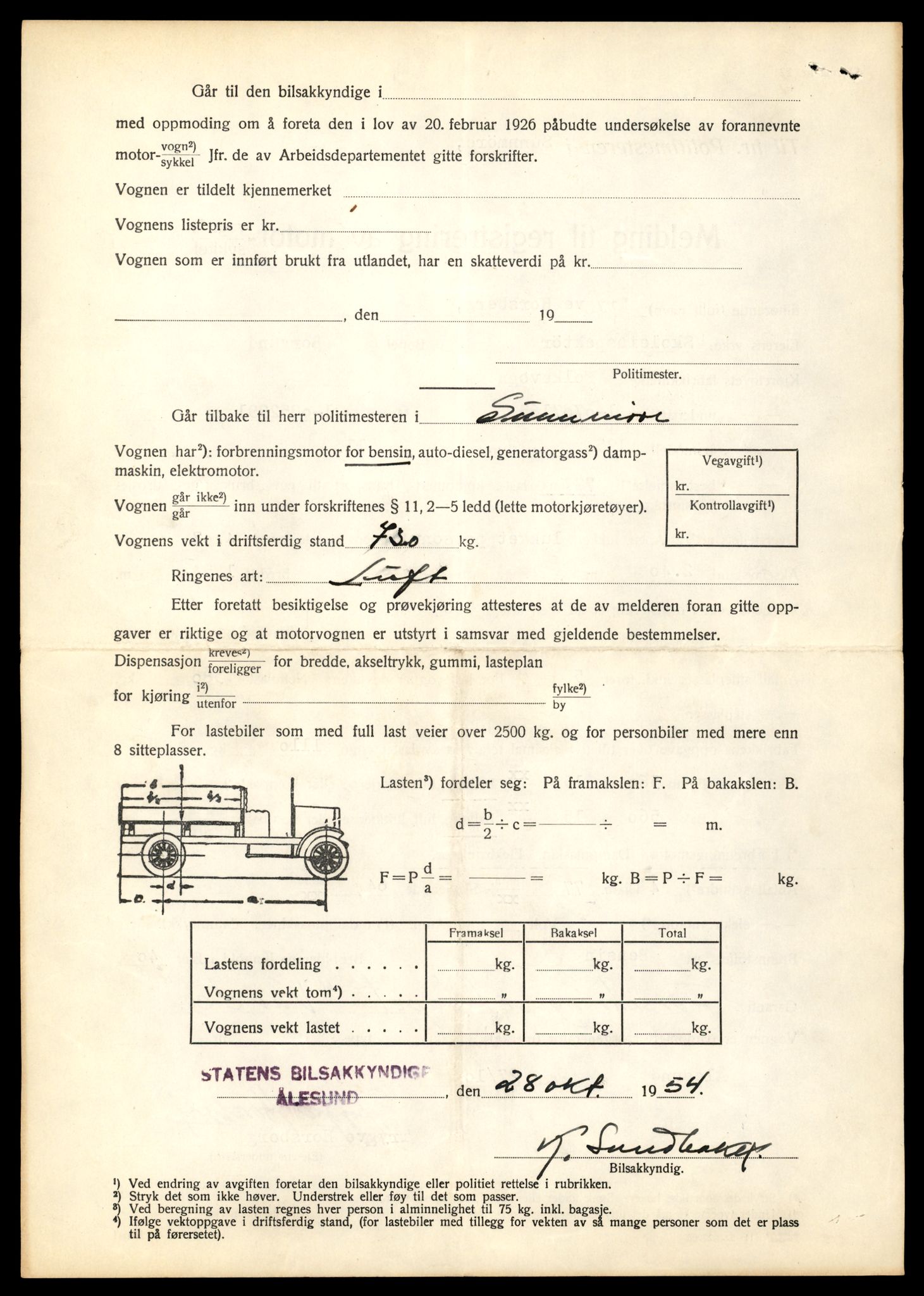 Møre og Romsdal vegkontor - Ålesund trafikkstasjon, AV/SAT-A-4099/F/Fe/L0004: Registreringskort for kjøretøy T 341 - T 442, 1927-1998, p. 1062