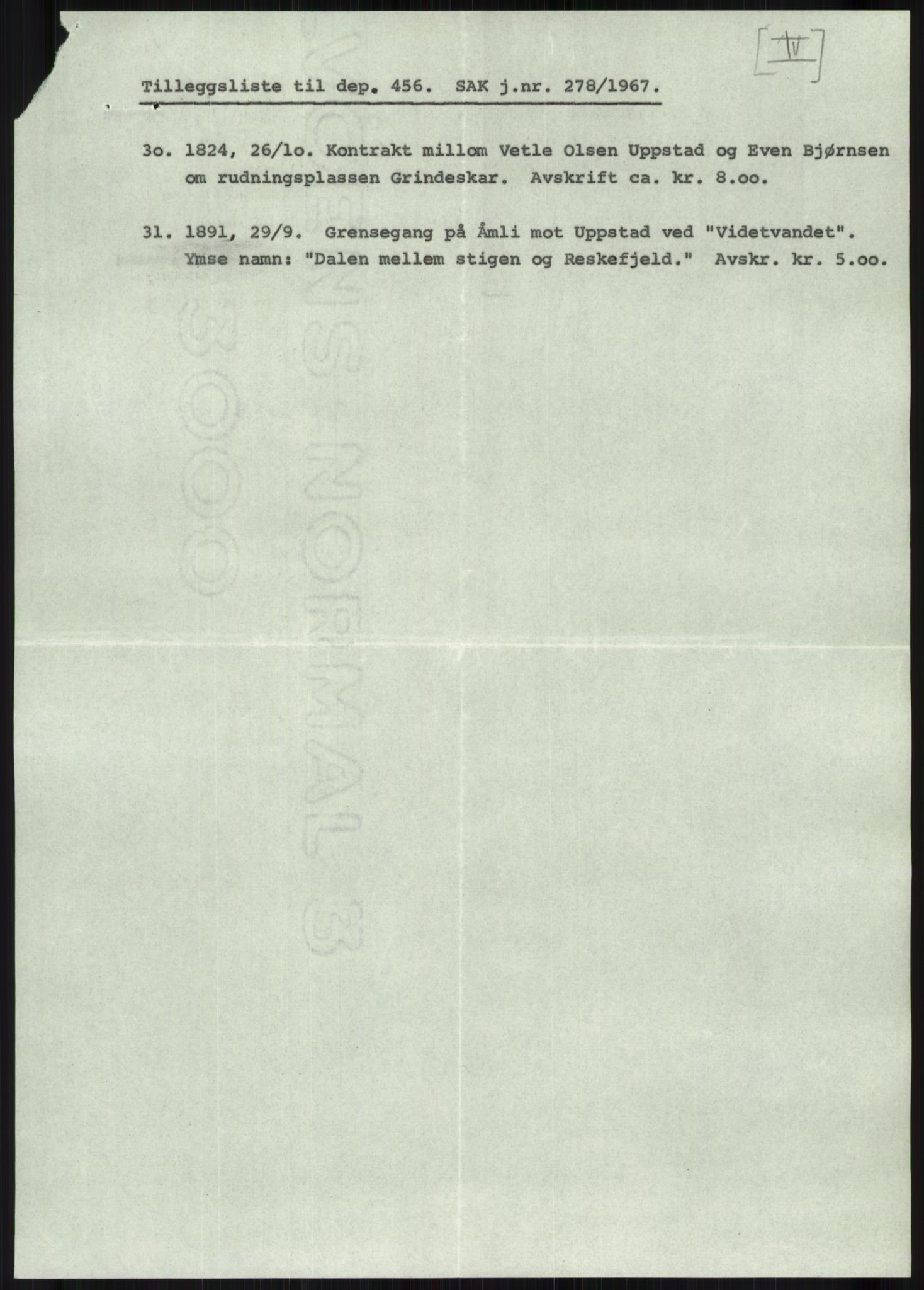 Samlinger til kildeutgivelse, Diplomavskriftsamlingen, AV/RA-EA-4053/H/Ha, p. 565