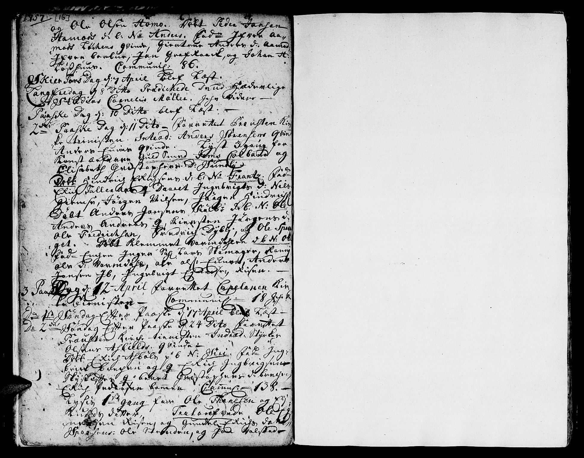 Ministerialprotokoller, klokkerbøker og fødselsregistre - Sør-Trøndelag, AV/SAT-A-1456/671/L0840: Parish register (official) no. 671A02, 1756-1794, p. 16-17