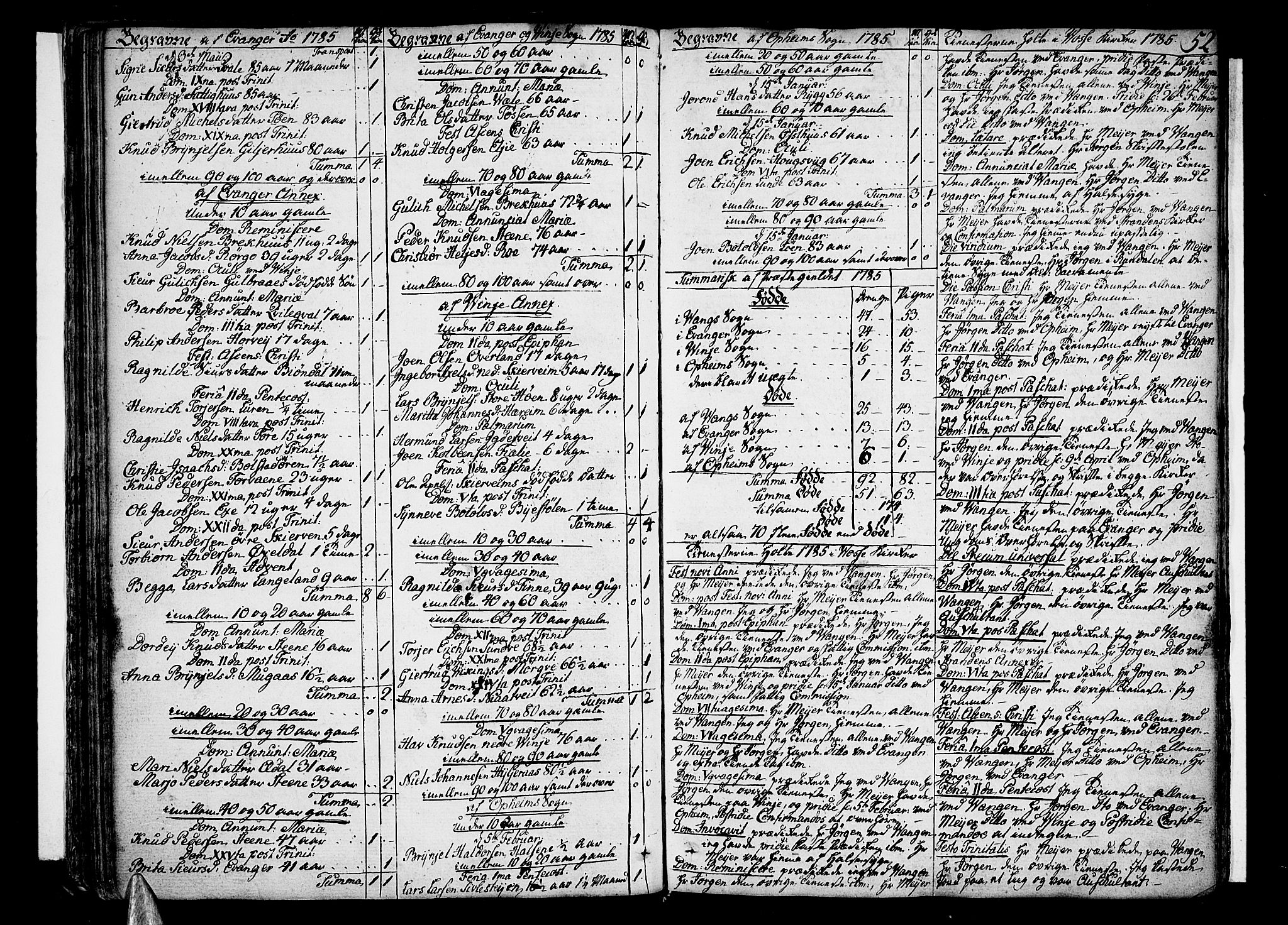 Voss sokneprestembete, SAB/A-79001/H/Haa: Parish register (official) no. A 9, 1780-1810, p. 52