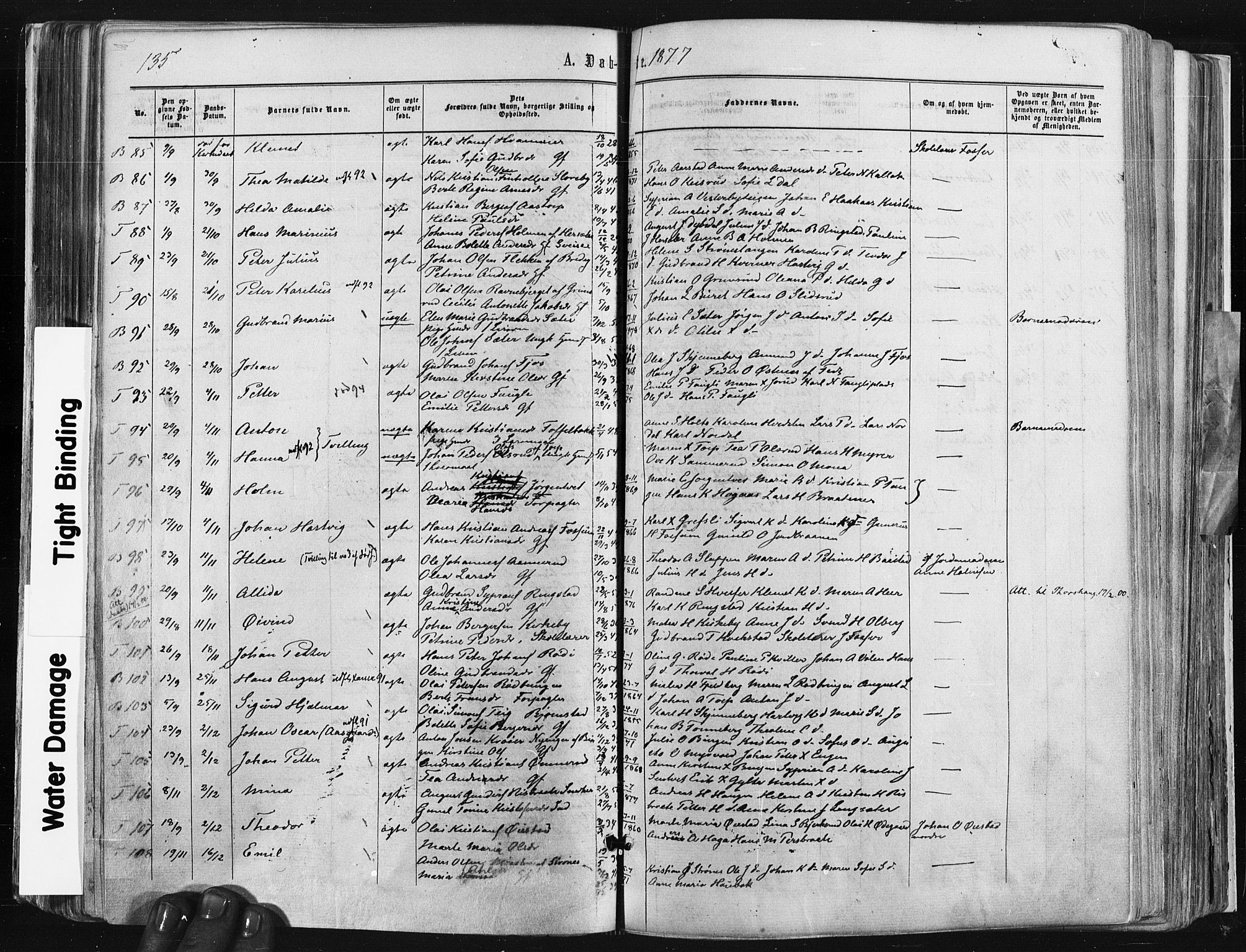 Trøgstad prestekontor Kirkebøker, SAO/A-10925/F/Fa/L0009: Parish register (official) no. I 9, 1865-1877, p. 135