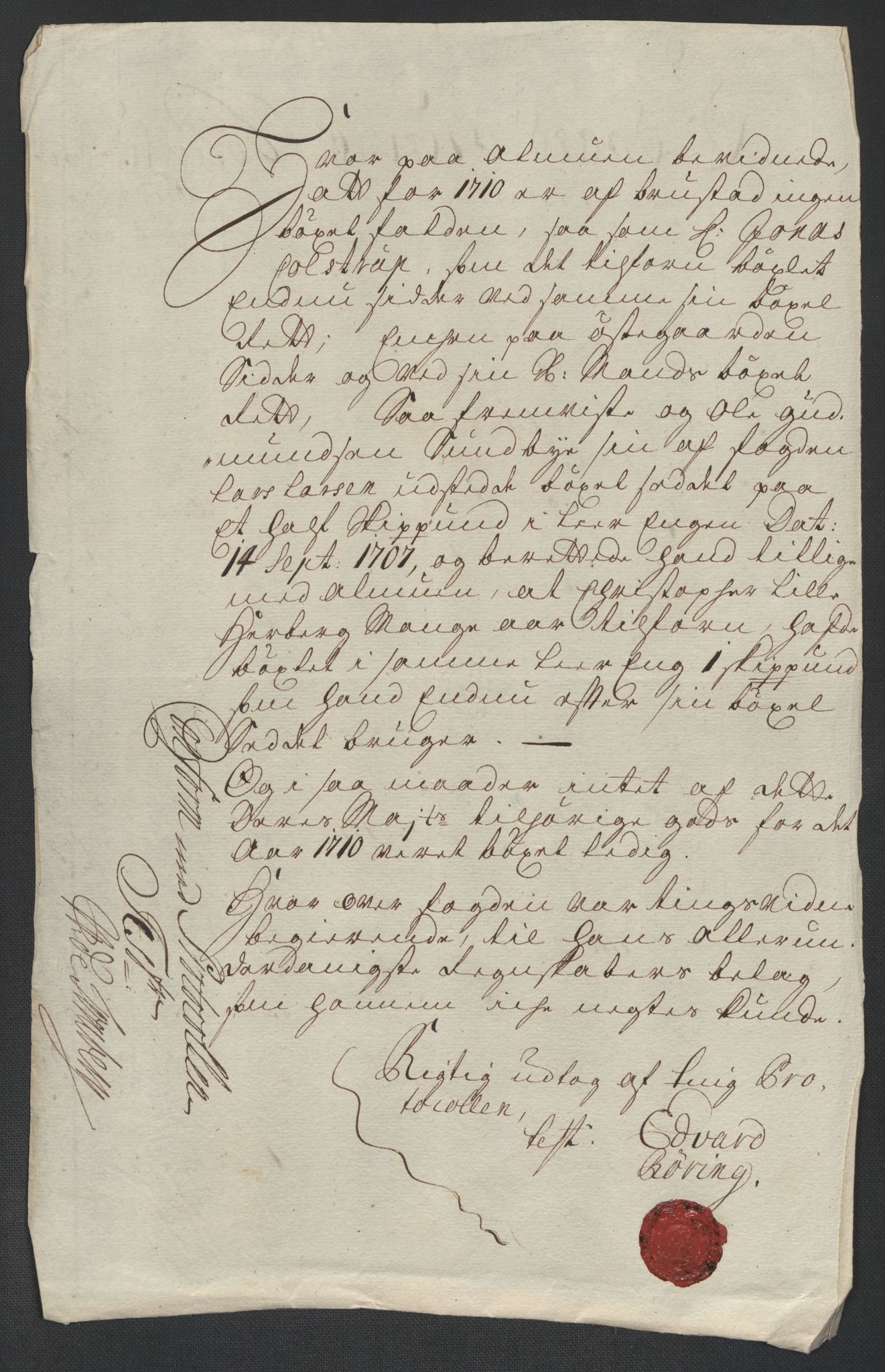 Rentekammeret inntil 1814, Reviderte regnskaper, Fogderegnskap, AV/RA-EA-4092/R12/L0720: Fogderegnskap Øvre Romerike, 1710-1711, p. 243