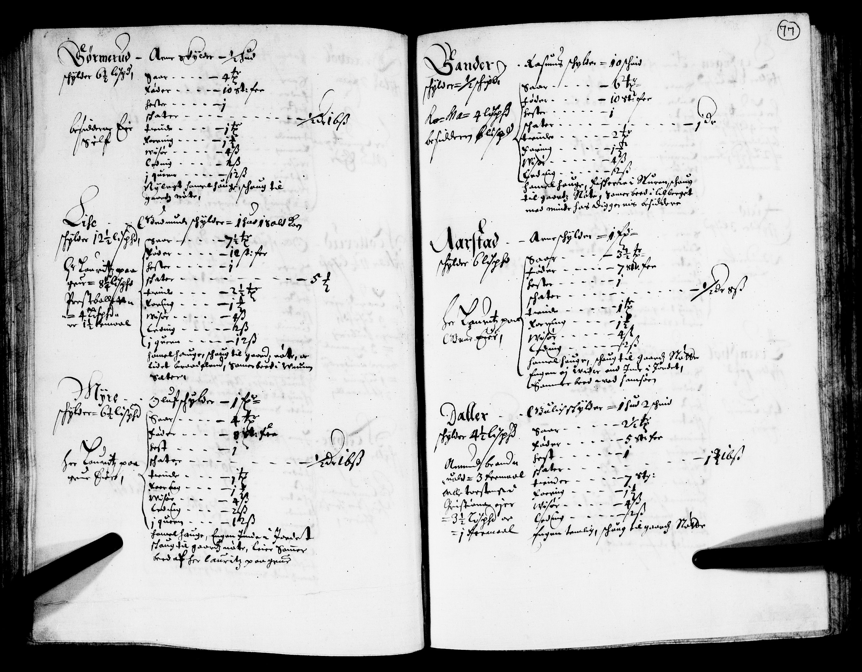 Rentekammeret inntil 1814, Realistisk ordnet avdeling, AV/RA-EA-4070/N/Nb/Nba/L0011: Odal, Solør og Østerdalen fogderi, 1667, p. 76b-77a