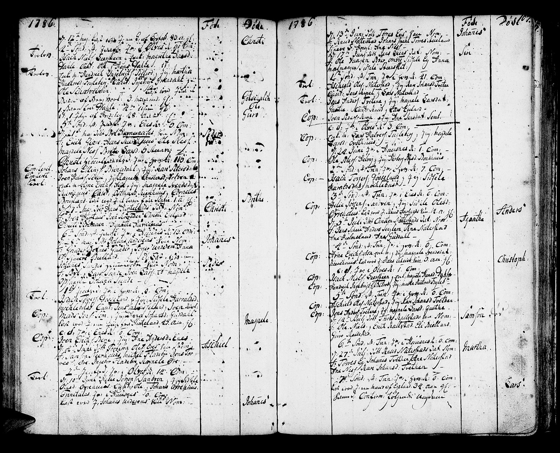 Kvinnherad sokneprestembete, AV/SAB-A-76401/H/Haa: Parish register (official) no. A 4, 1778-1811, p. 107