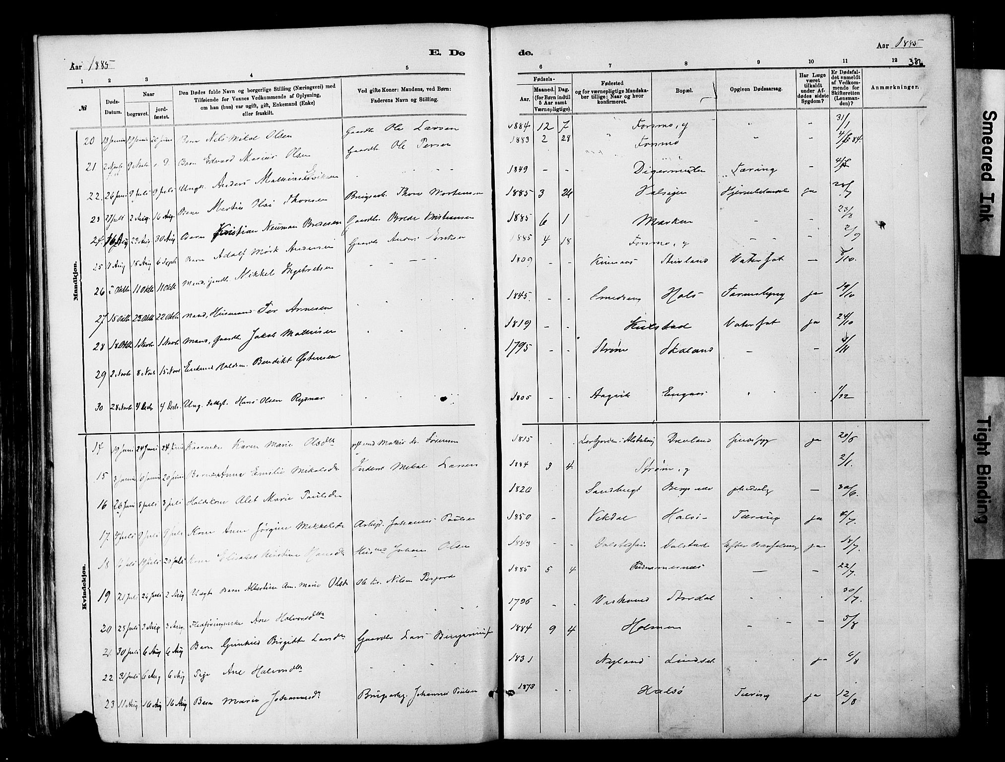 Ministerialprotokoller, klokkerbøker og fødselsregistre - Nordland, SAT/A-1459/820/L0295: Parish register (official) no. 820A16, 1880-1896, p. 386