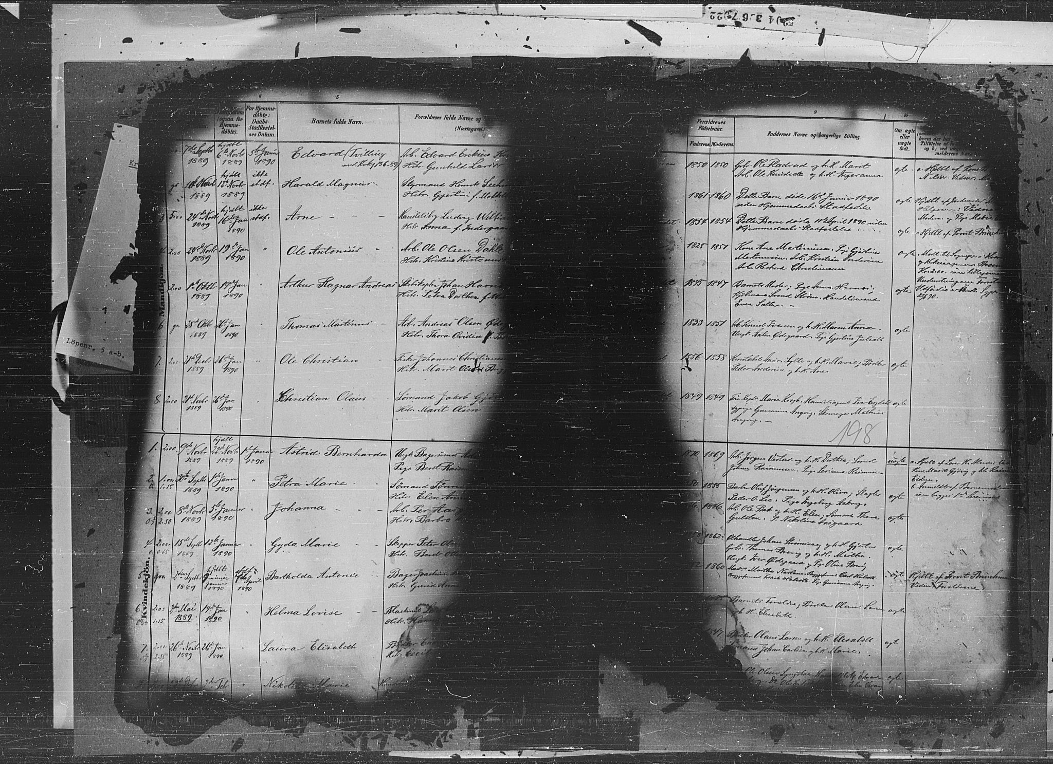 Ministerialprotokoller, klokkerbøker og fødselsregistre - Møre og Romsdal, SAT/A-1454/572/L0851: Parish register (official) no. 572A14, 1880-1897, p. 198