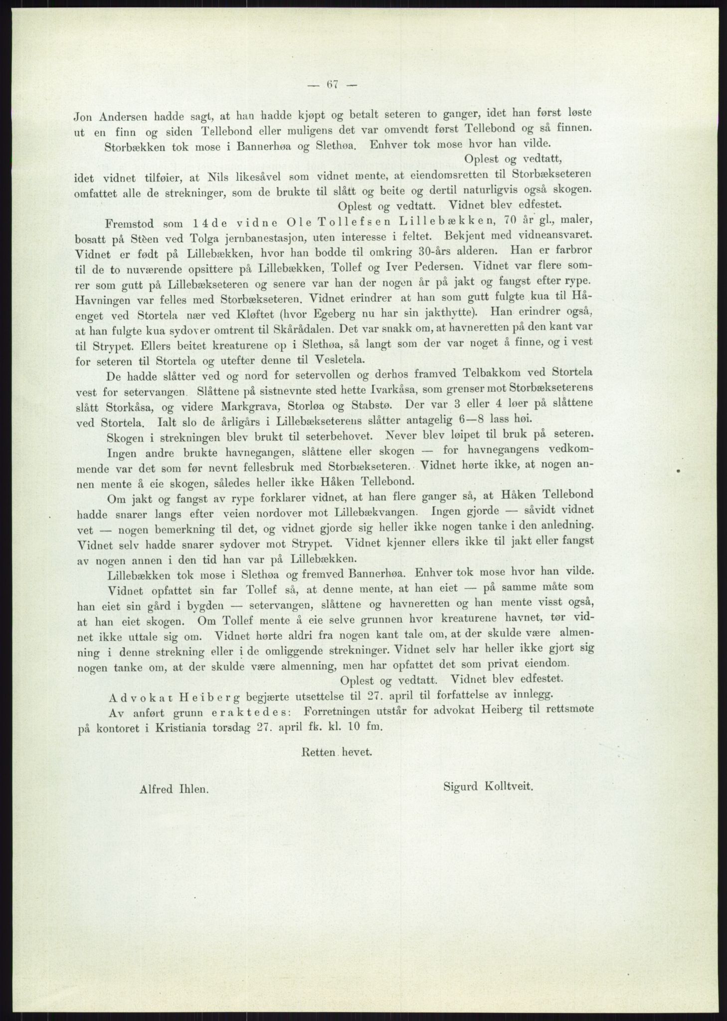 Høyfjellskommisjonen, AV/RA-S-1546/X/Xa/L0001: Nr. 1-33, 1909-1953, p. 4331