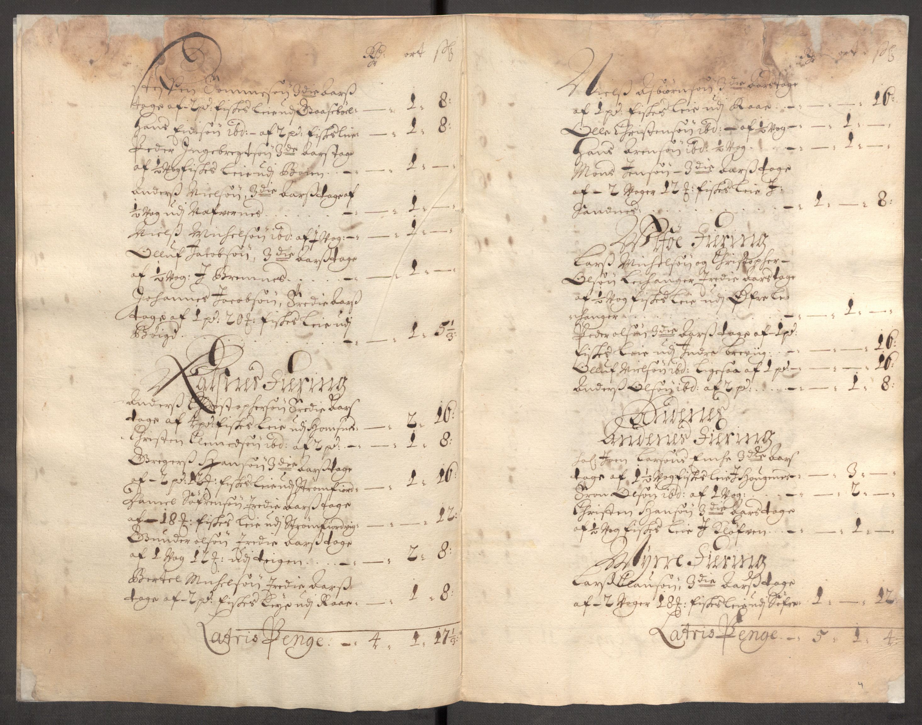 Rentekammeret inntil 1814, Reviderte regnskaper, Fogderegnskap, RA/EA-4092/R67/L4678: Fogderegnskap Vesterålen, Andenes og Lofoten, 1696-1708, p. 115