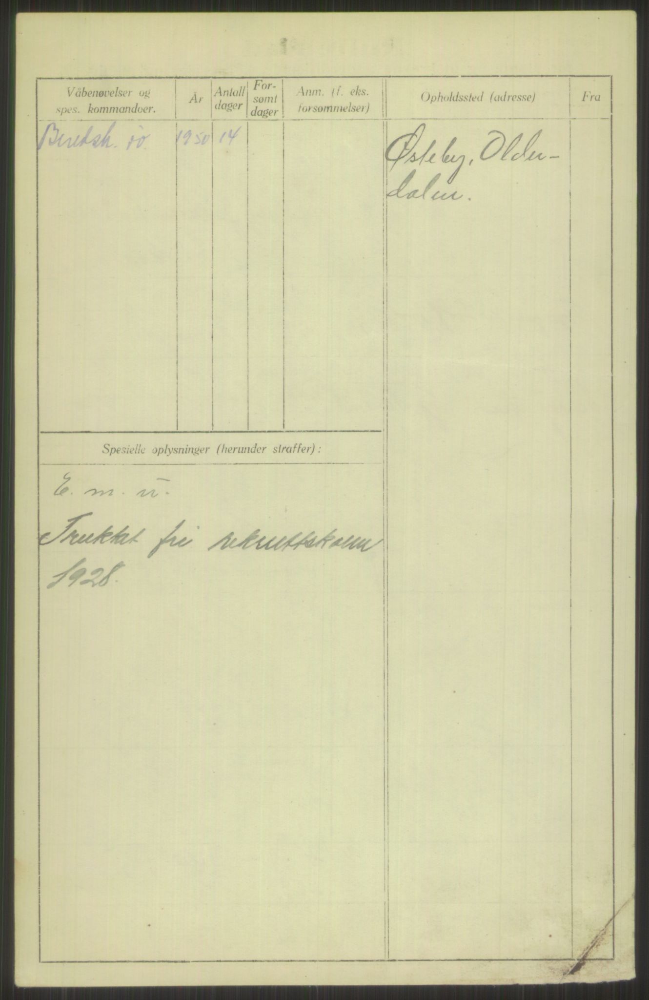 Forsvaret, Troms infanteriregiment nr. 16, AV/RA-RAFA-3146/P/Pa/L0013/0003: Rulleblad / Rulleblad for regimentets menige mannskaper, årsklasse 1928, 1928, p. 458