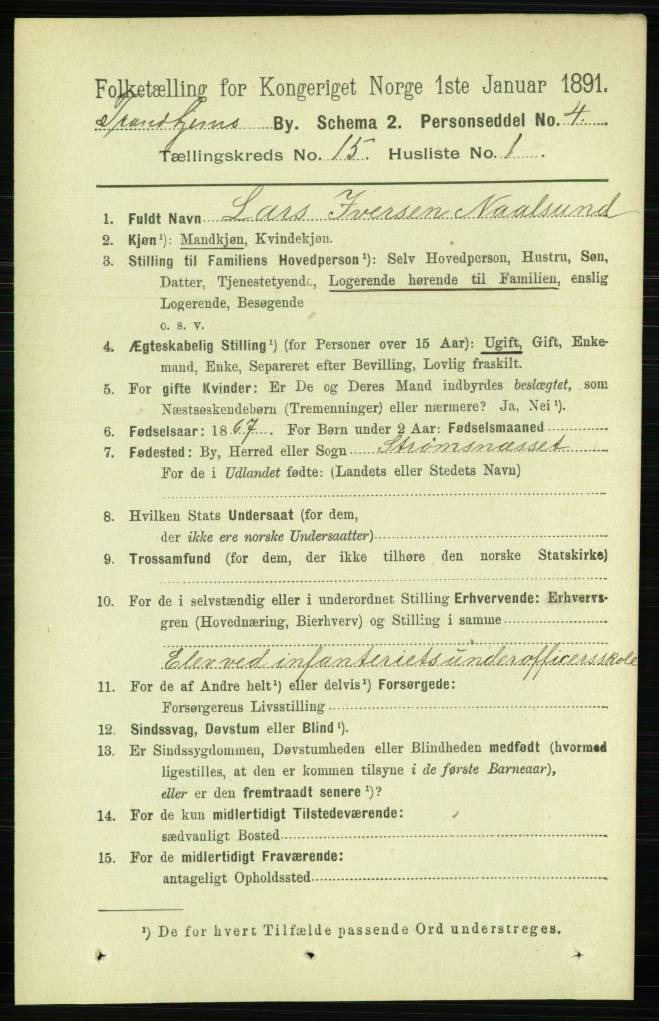 RA, 1891 census for 1601 Trondheim, 1891, p. 11575