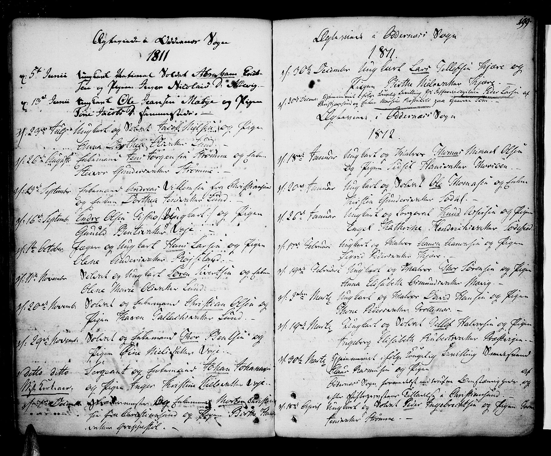 Oddernes sokneprestkontor, AV/SAK-1111-0033/F/Fa/Faa/L0004: Parish register (official) no. A 4, 1764-1820, p. 199