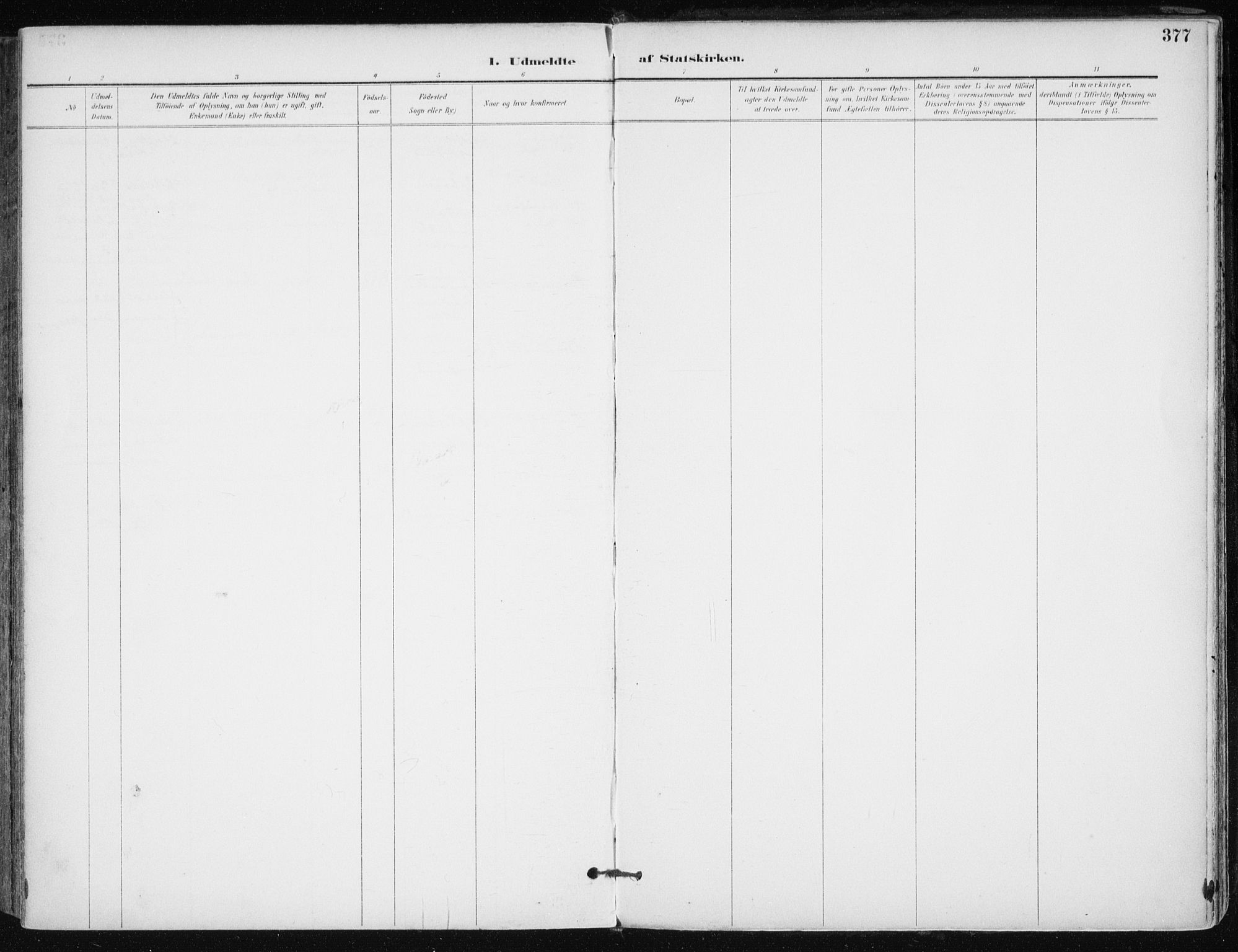 Kvæfjord sokneprestkontor, AV/SATØ-S-1323/G/Ga/Gaa/L0006kirke: Parish register (official) no. 6, 1895-1914, p. 377