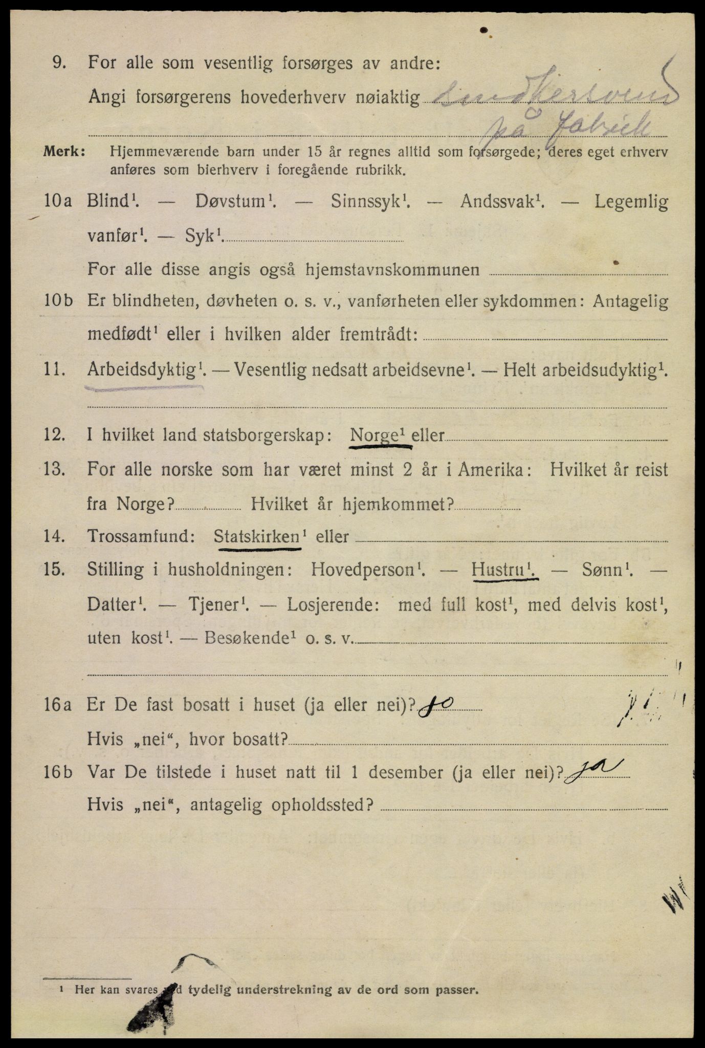 SAKO, 1920 census for Kragerø, 1920, p. 12004